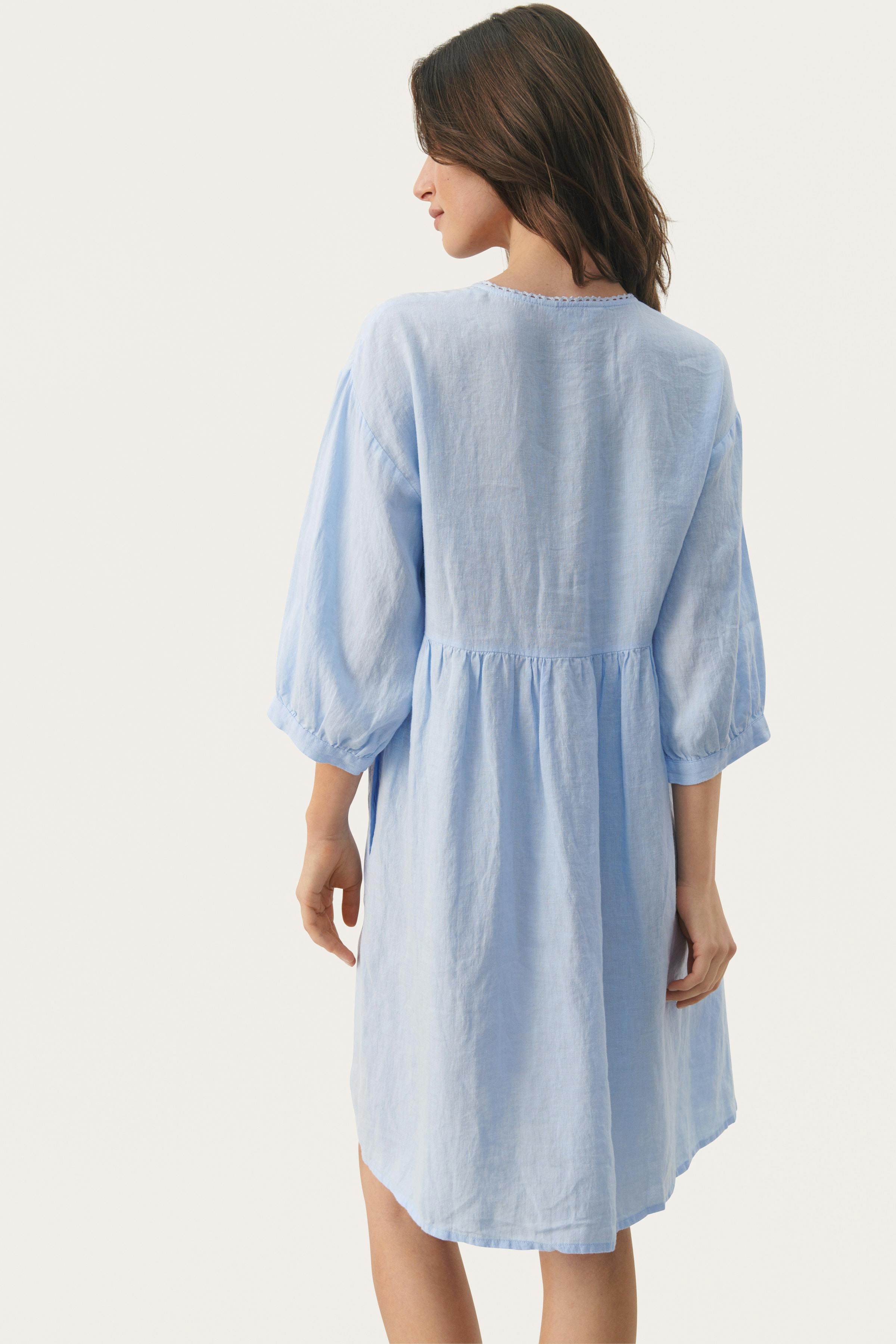 GiazellaPW Short linen dress LOOKBOOK FRONT 30308679-302979