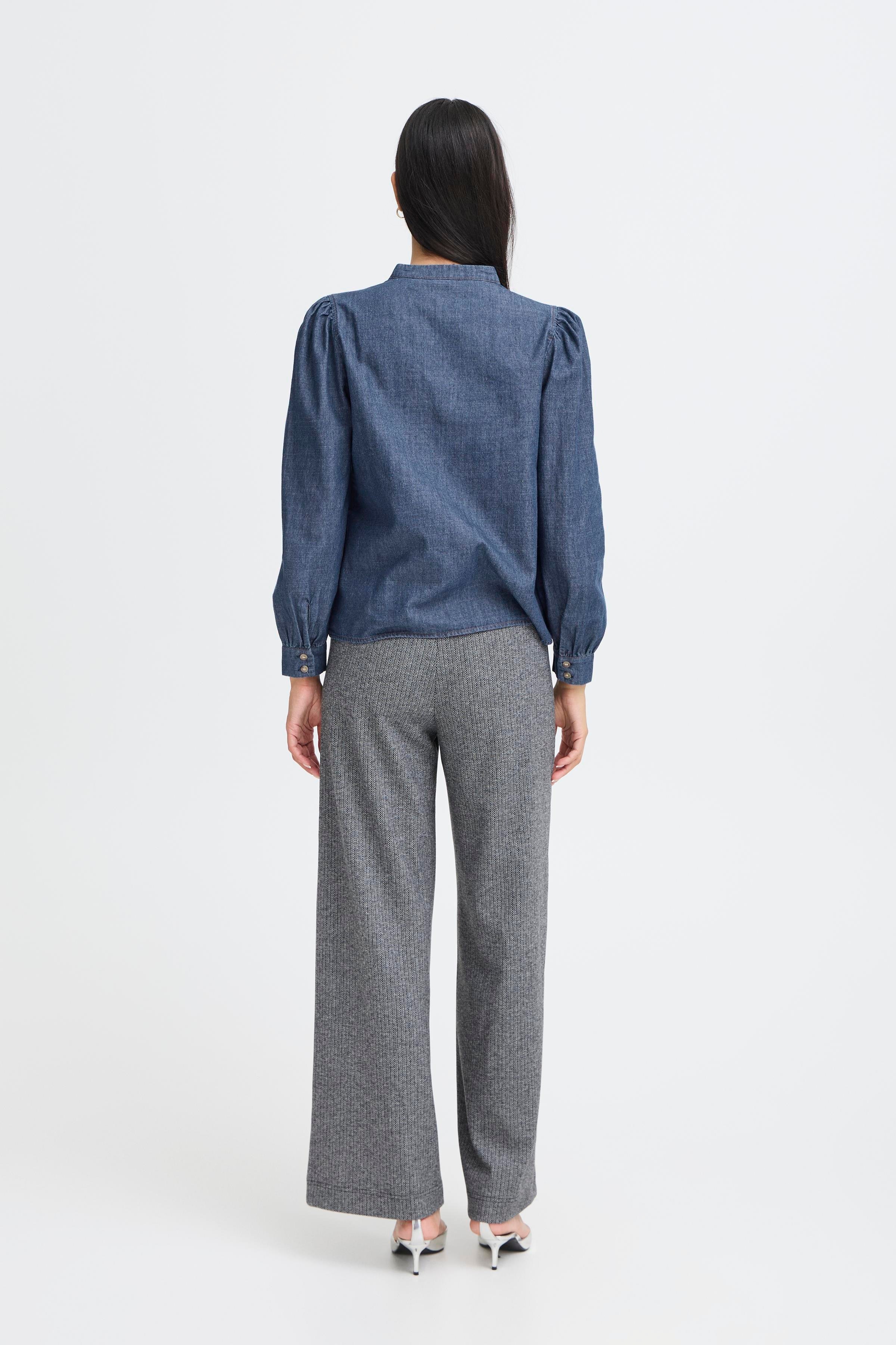 BYXKANTI Bluse LOOKBOOK BACK 20818920-200461