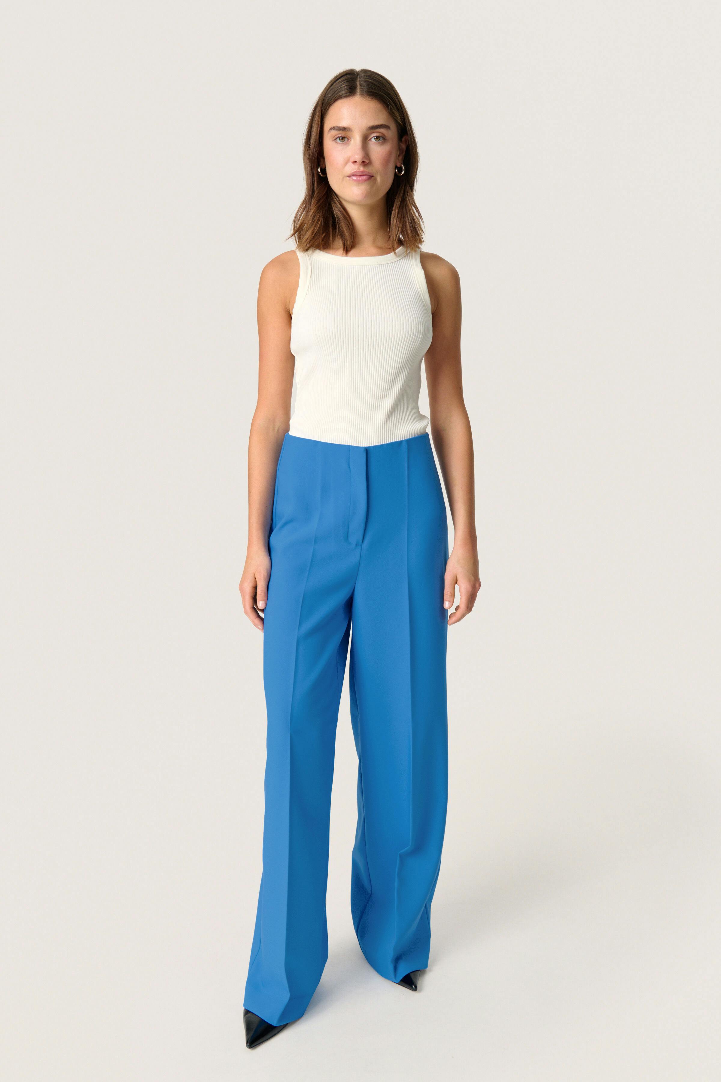 SLCorinne Wide Trousers LOOKBOOK FRONT 30407228-184043