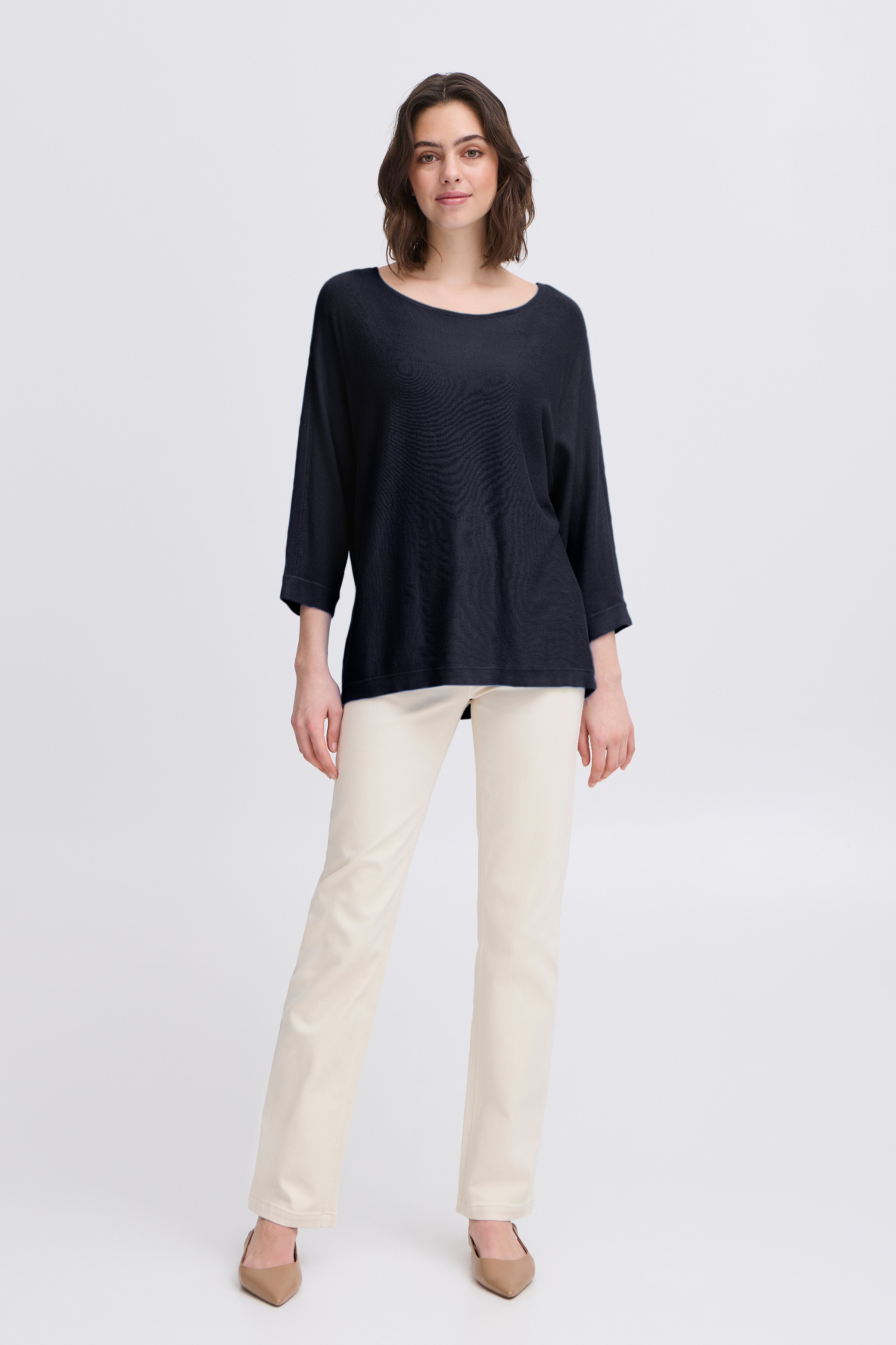 FRCLIA PU 14 Strikket pullover LOOKBOOK FRONT 20615123-193923