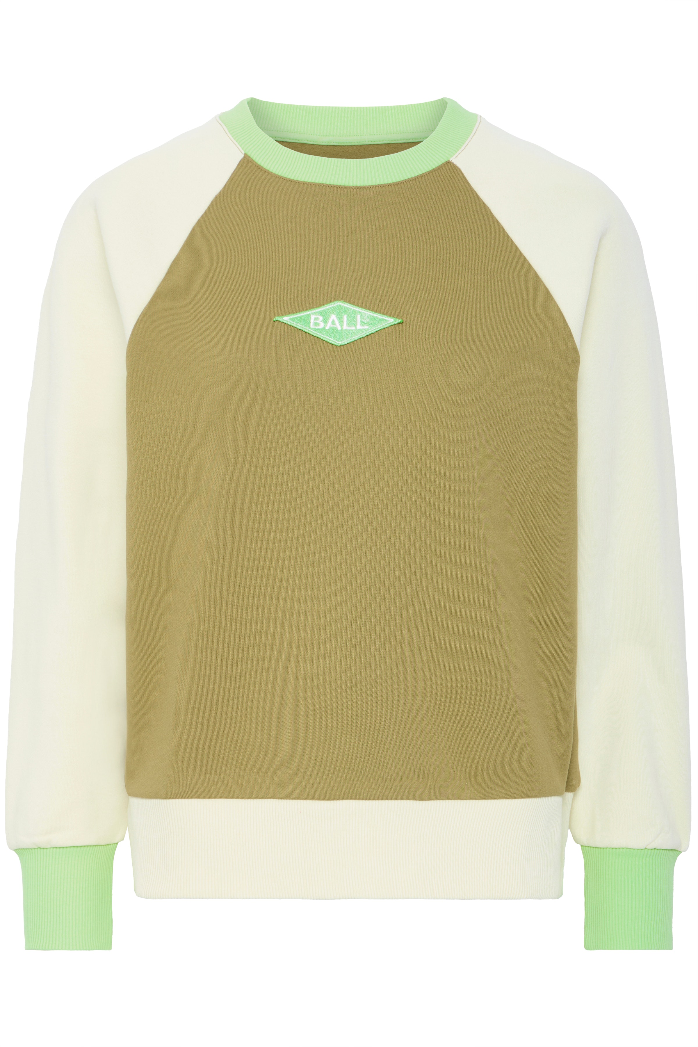 BALL RIMINI RAGLAN CREW NECK LOOKBOOK DETAIL 50405204-B1009