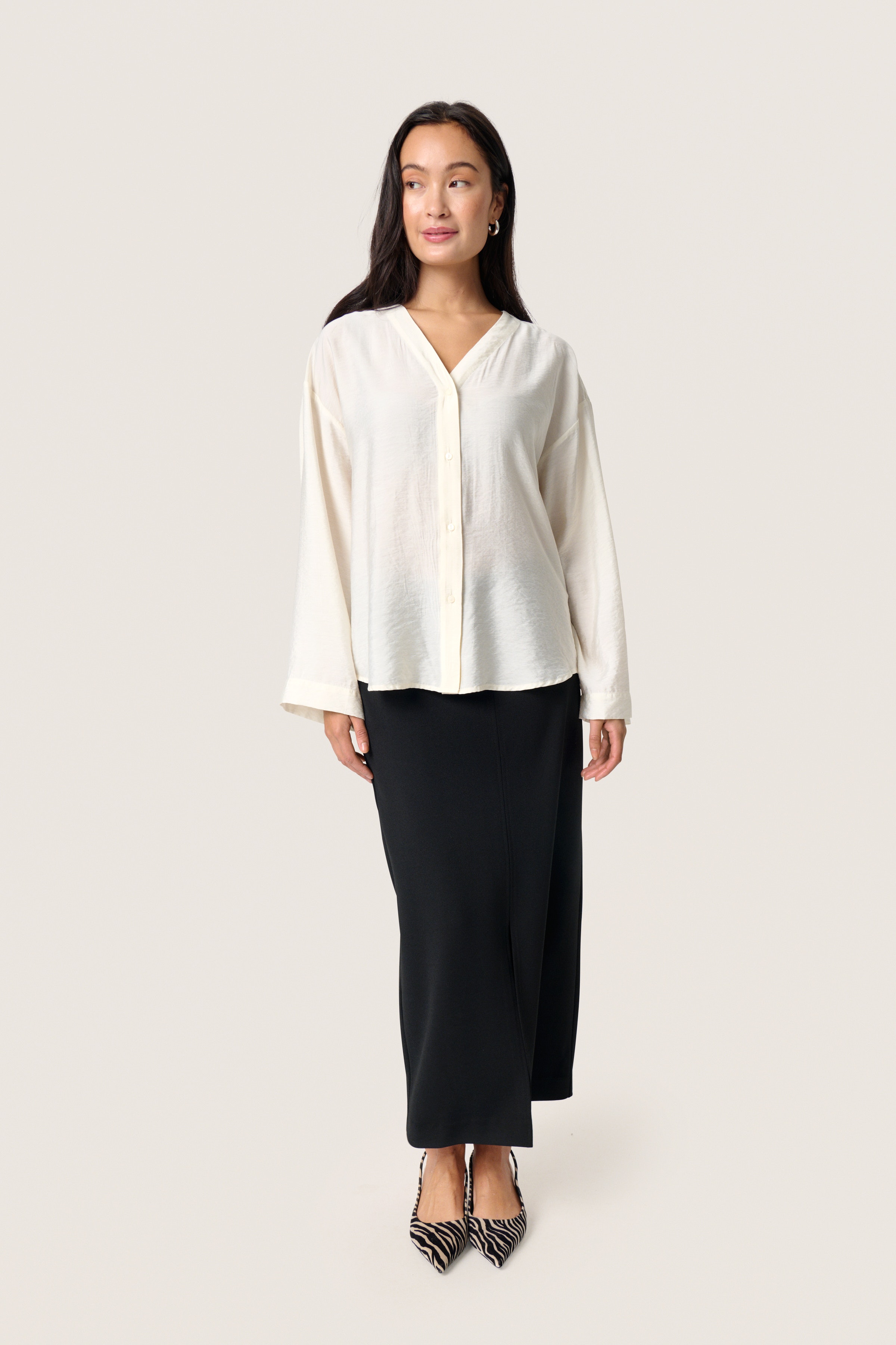 SLLeodora Overhemd LOOKBOOK FRONT 30408093-110701