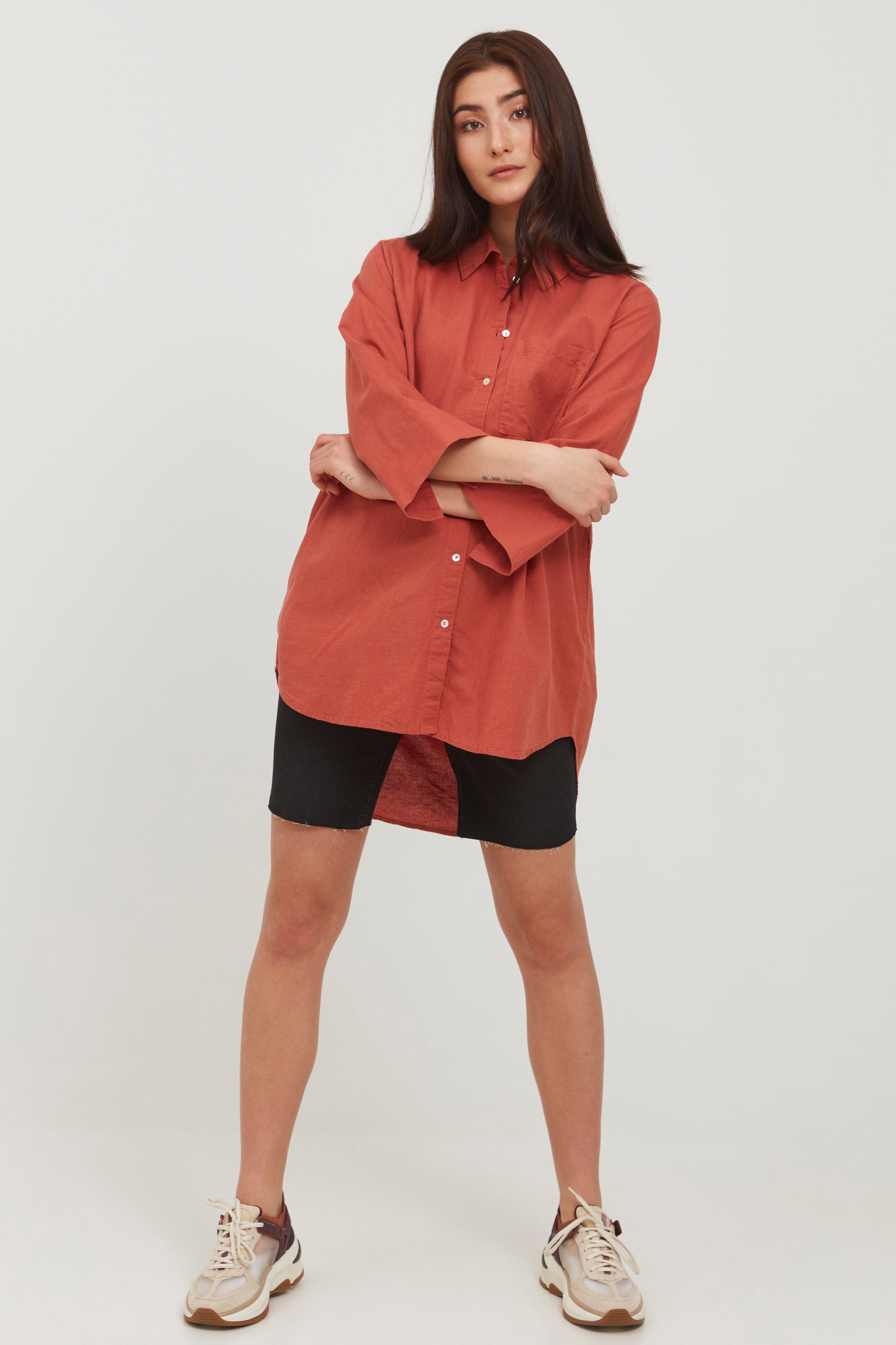 Langermet skjorte LOOKBOOK FRONT 20809685-181434