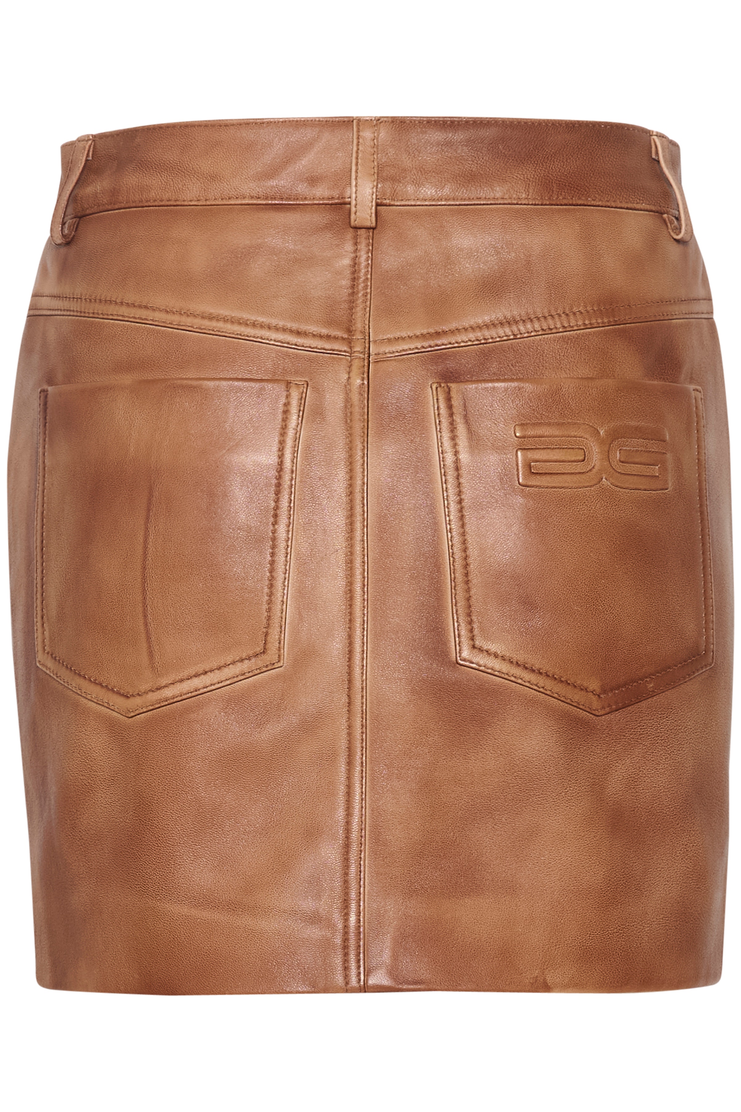 LucinaGZ Leather skirt PACK BACK 10909246-105698