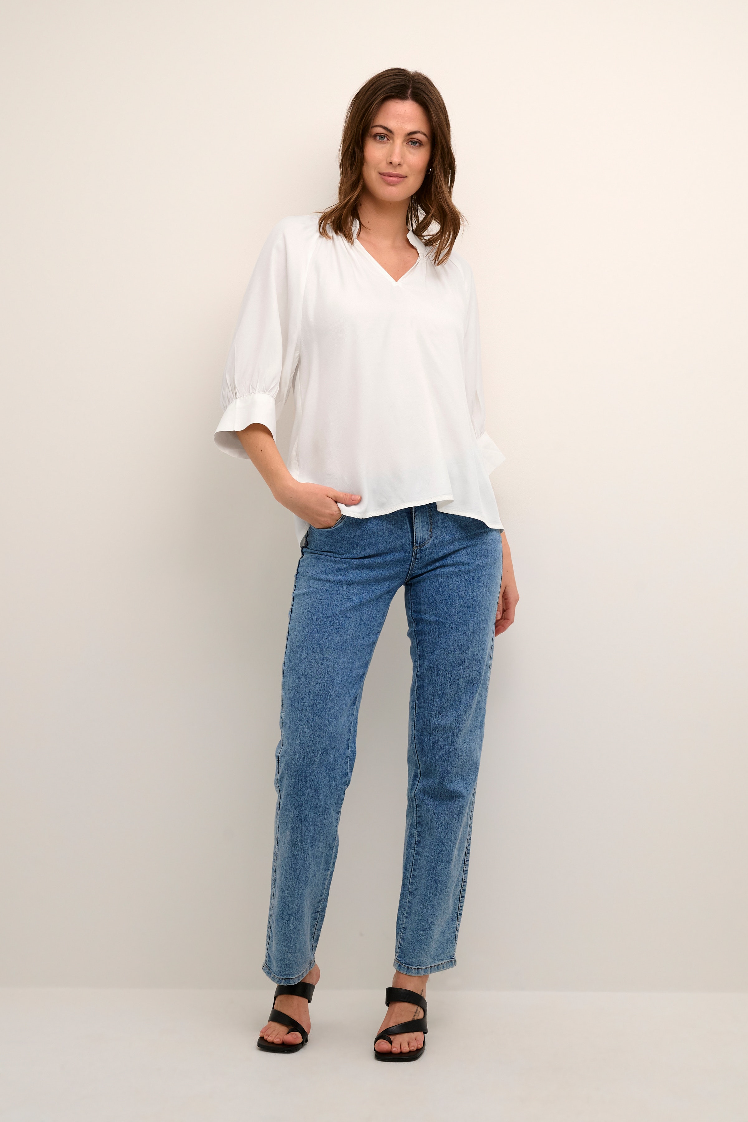 KAdahlia Bluse LOOKBOOK FRONT 10507305-110602