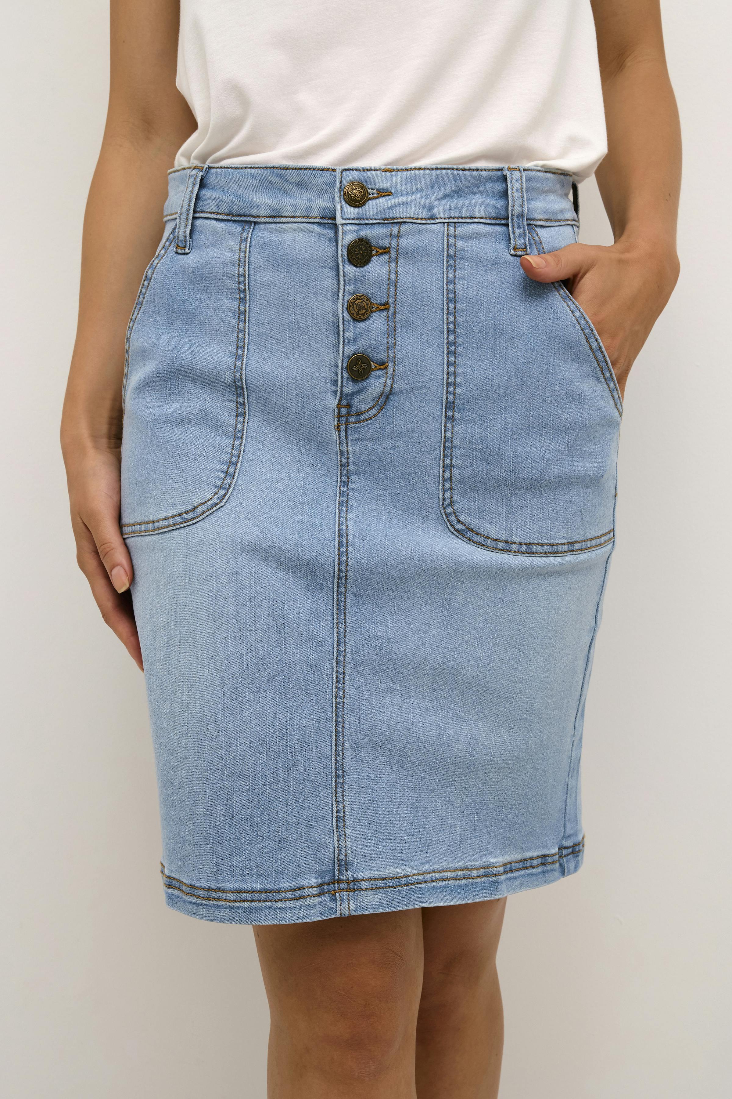 CUbriana Kjol i denim LOOKBOOK DETAIL 50109646-500027