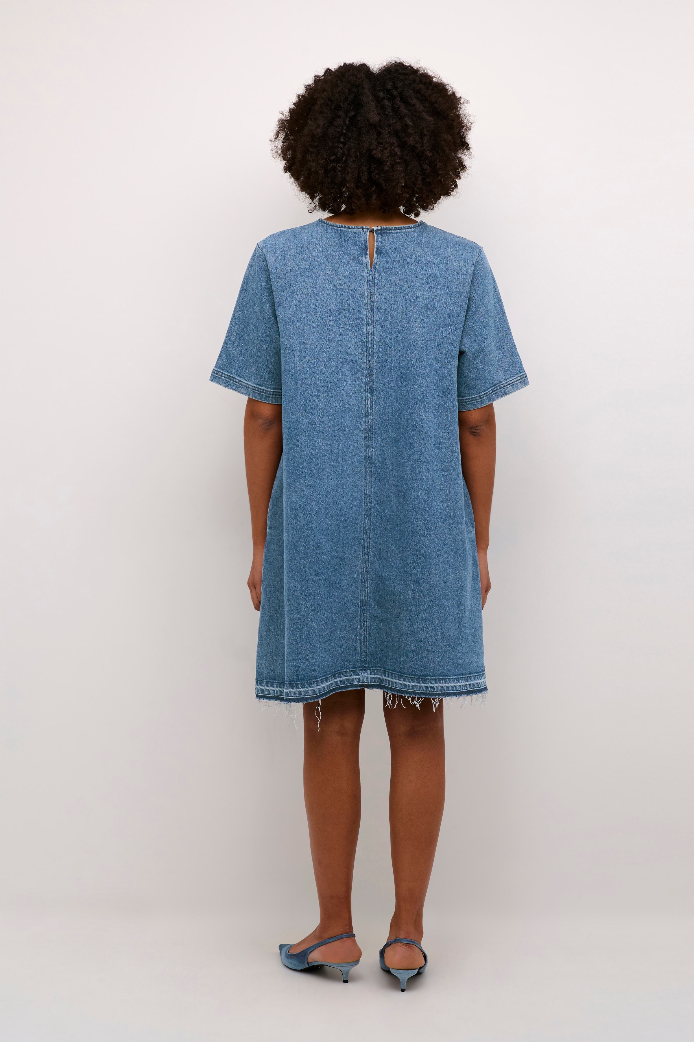 KAnicola Denim Kjole LOOKBOOK BACK 10552323-103168