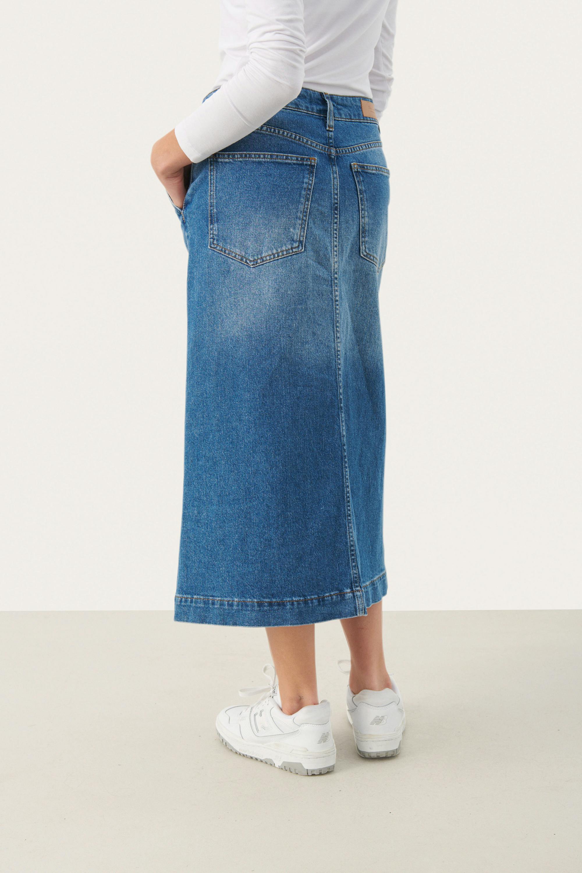 CaliaPW Denim skirt LOCATION NONE 30307922-300145