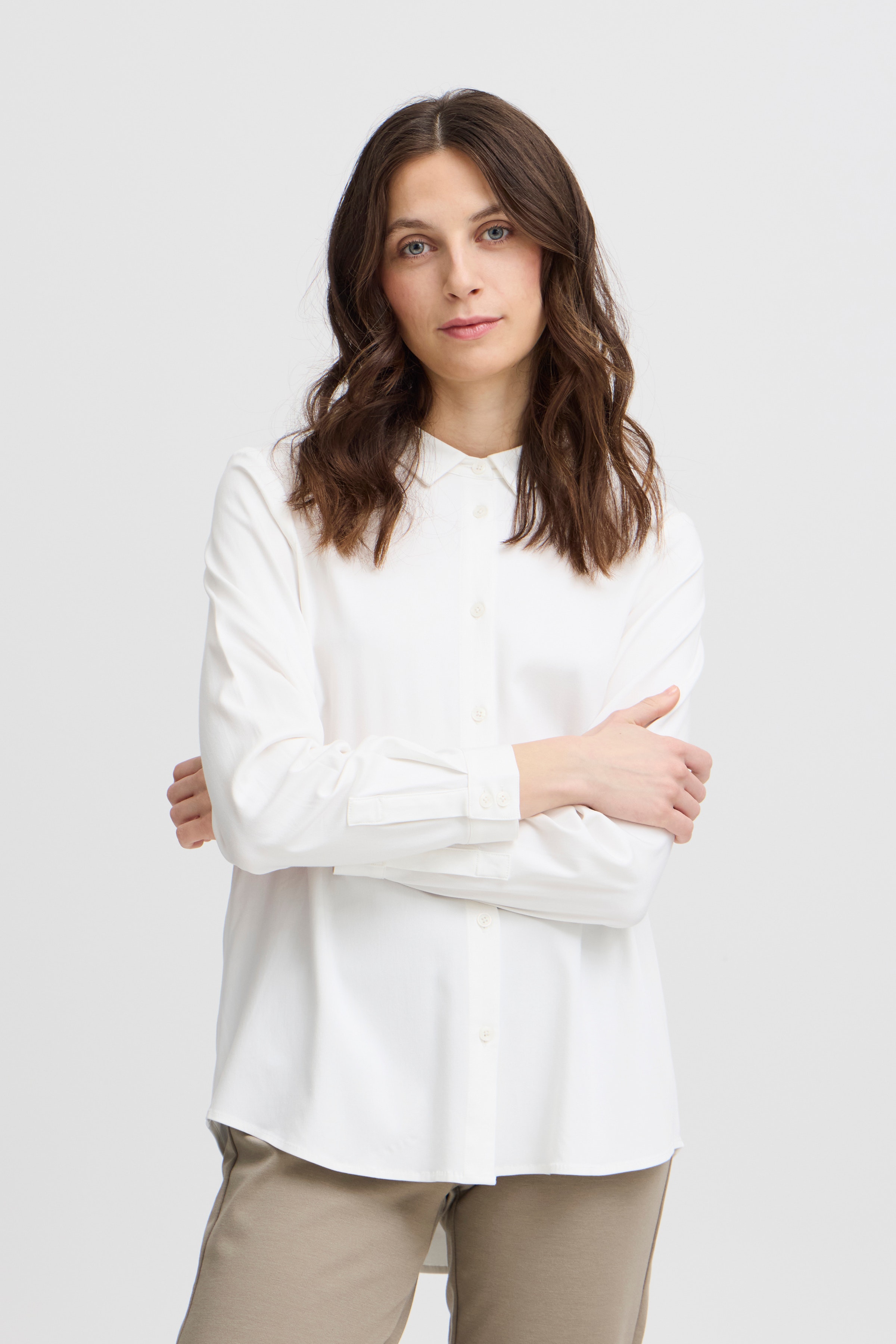 FRJUSTINA Skjorte LOOKBOOK FRONT 20614070-114800