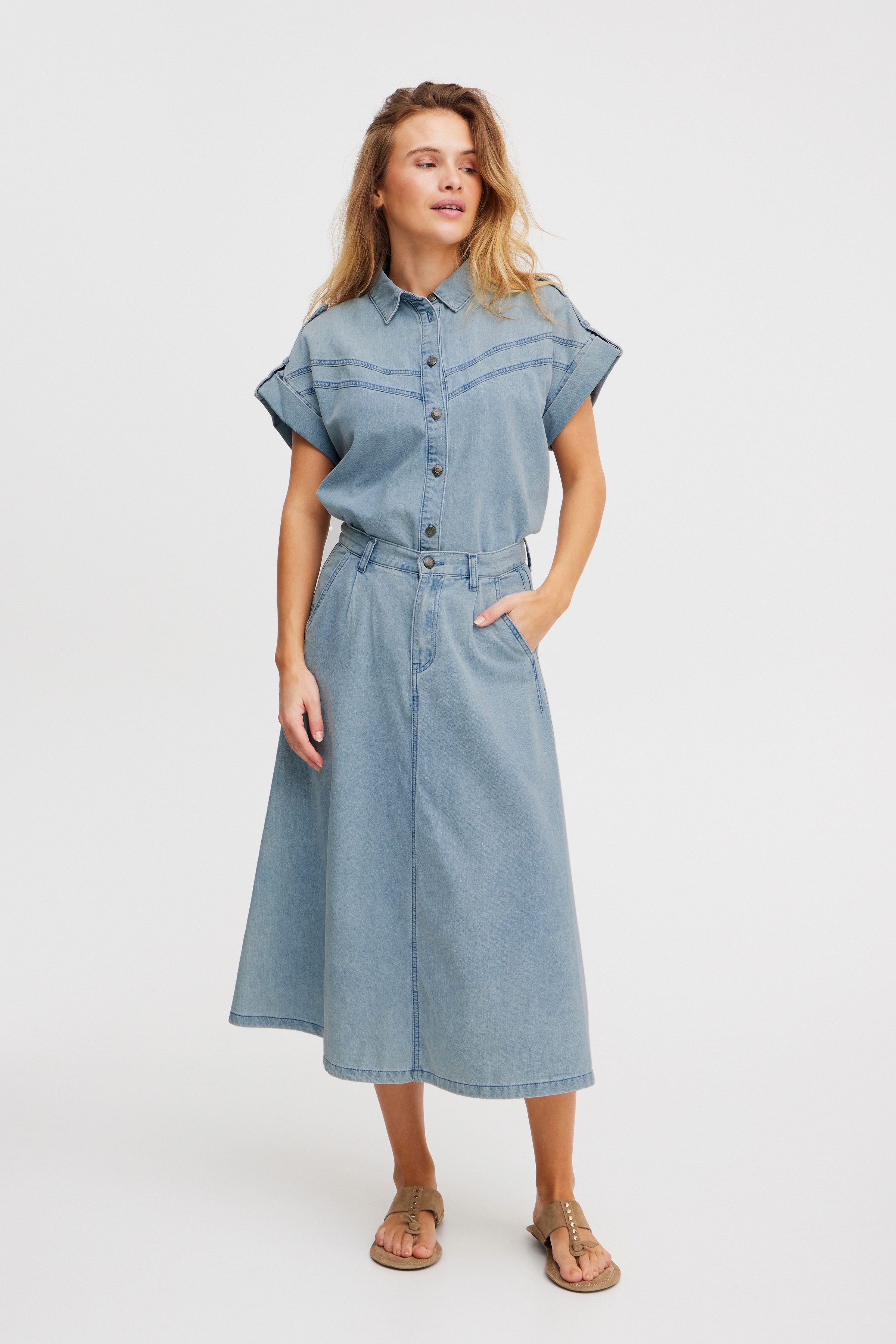 PZJOSIE Skjørt LOOKBOOK FRONT 50208122-201832