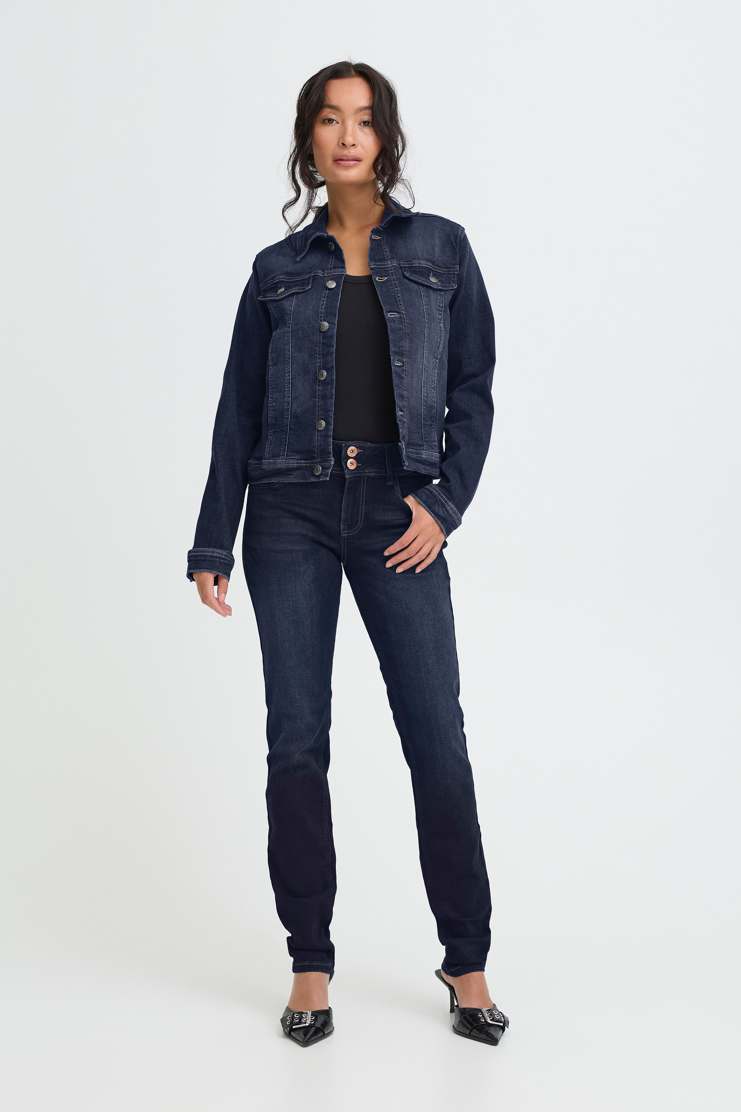 PZSUZY HW Curved Jeans Skinny LOOKBOOK FRONT 50205549-200002