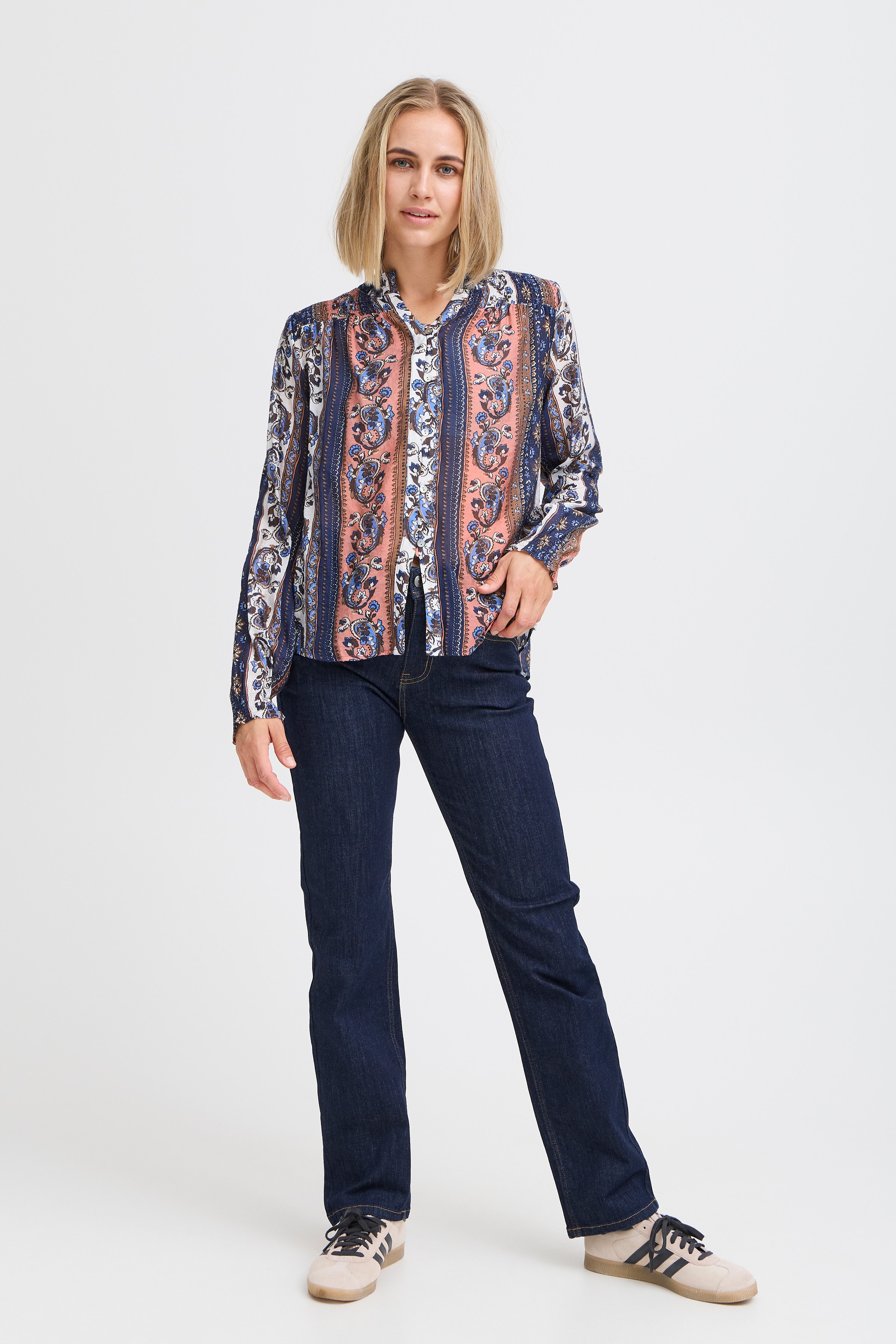 Langermet skjorte LOOKBOOK FRONT 50208987-200262