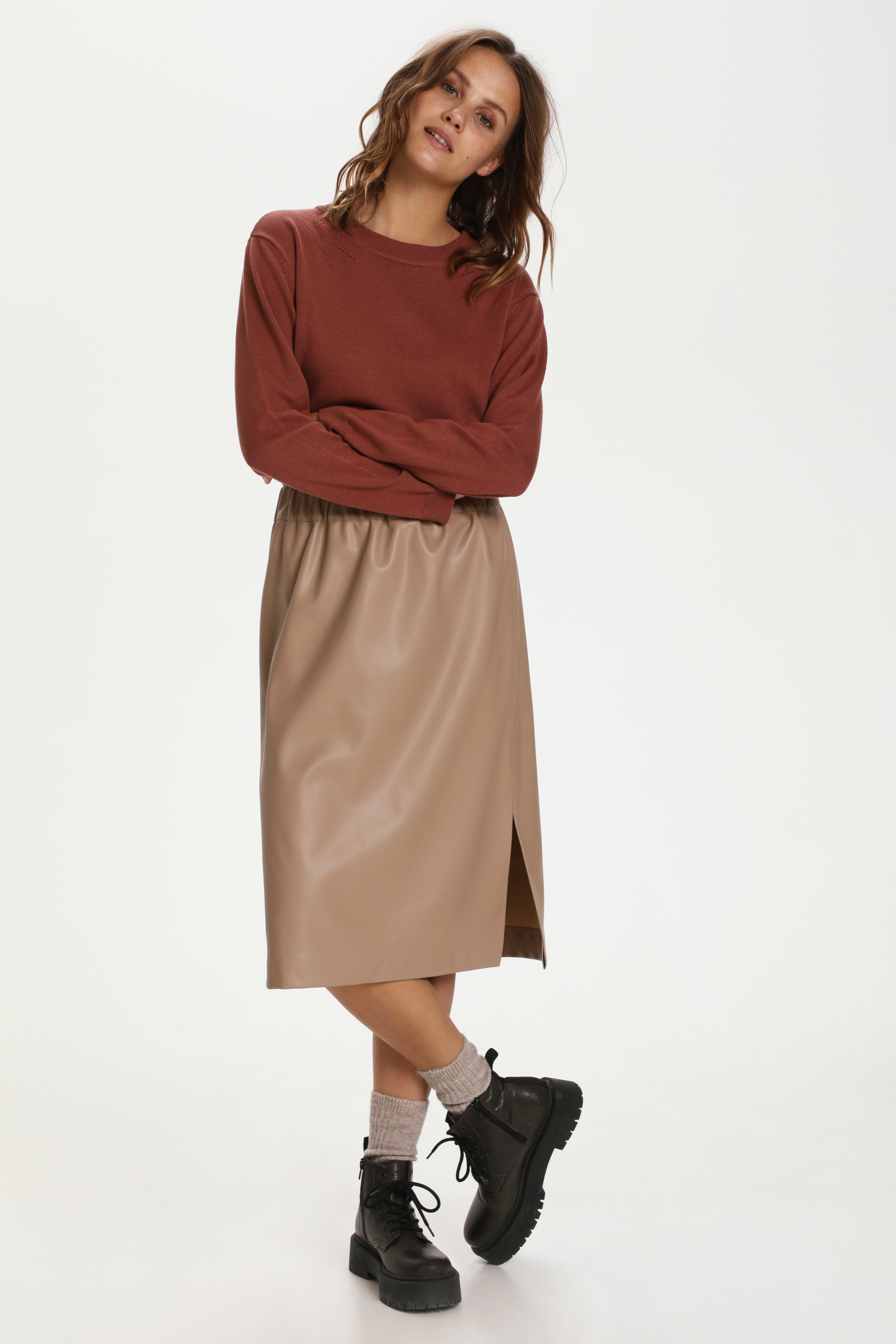 Stickad tröja LOOKBOOK FRONT 30511309-171424