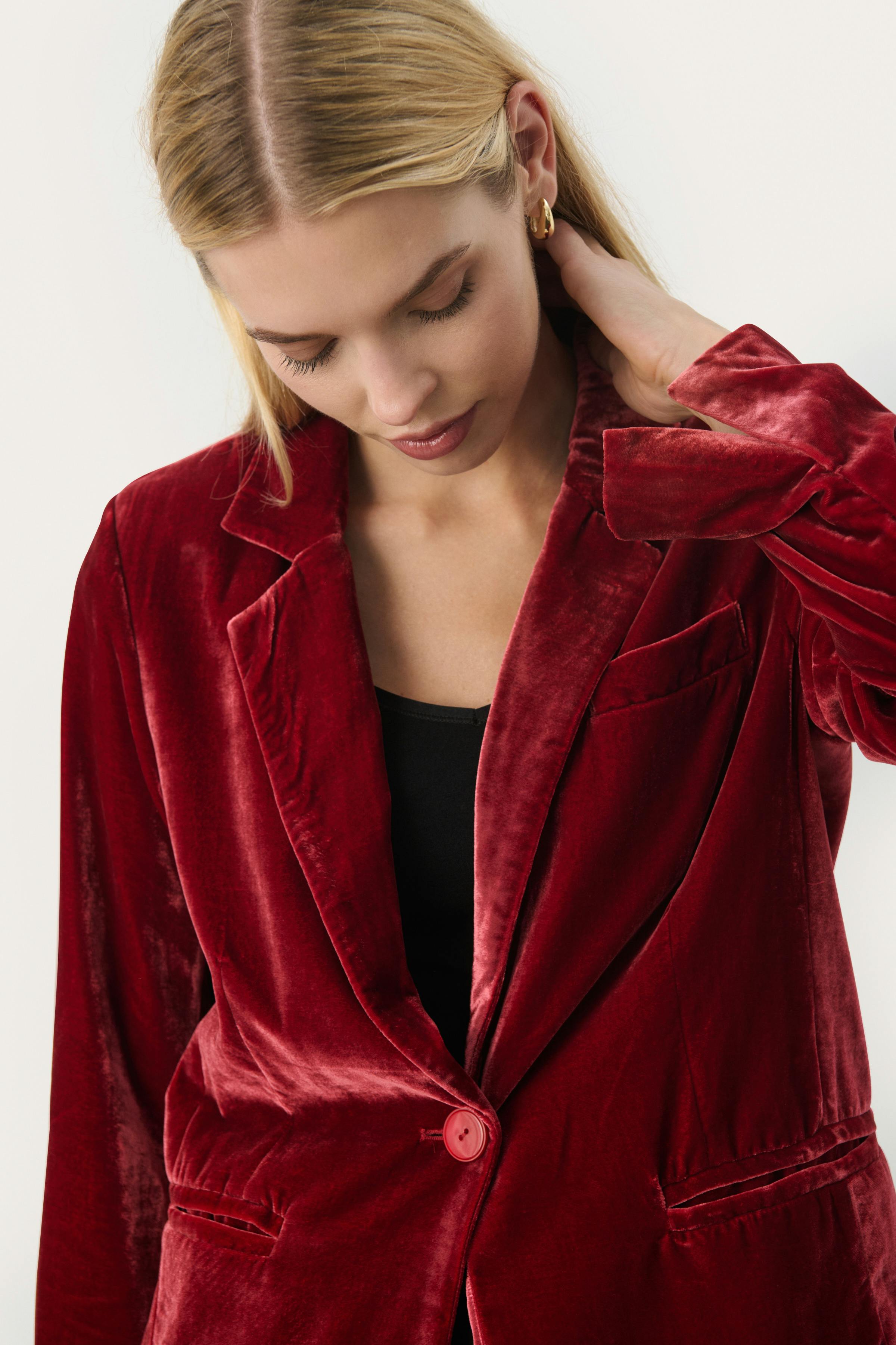 LorettaPW Velvet Blazer LOOKBOOK DETAIL 30308865-191653