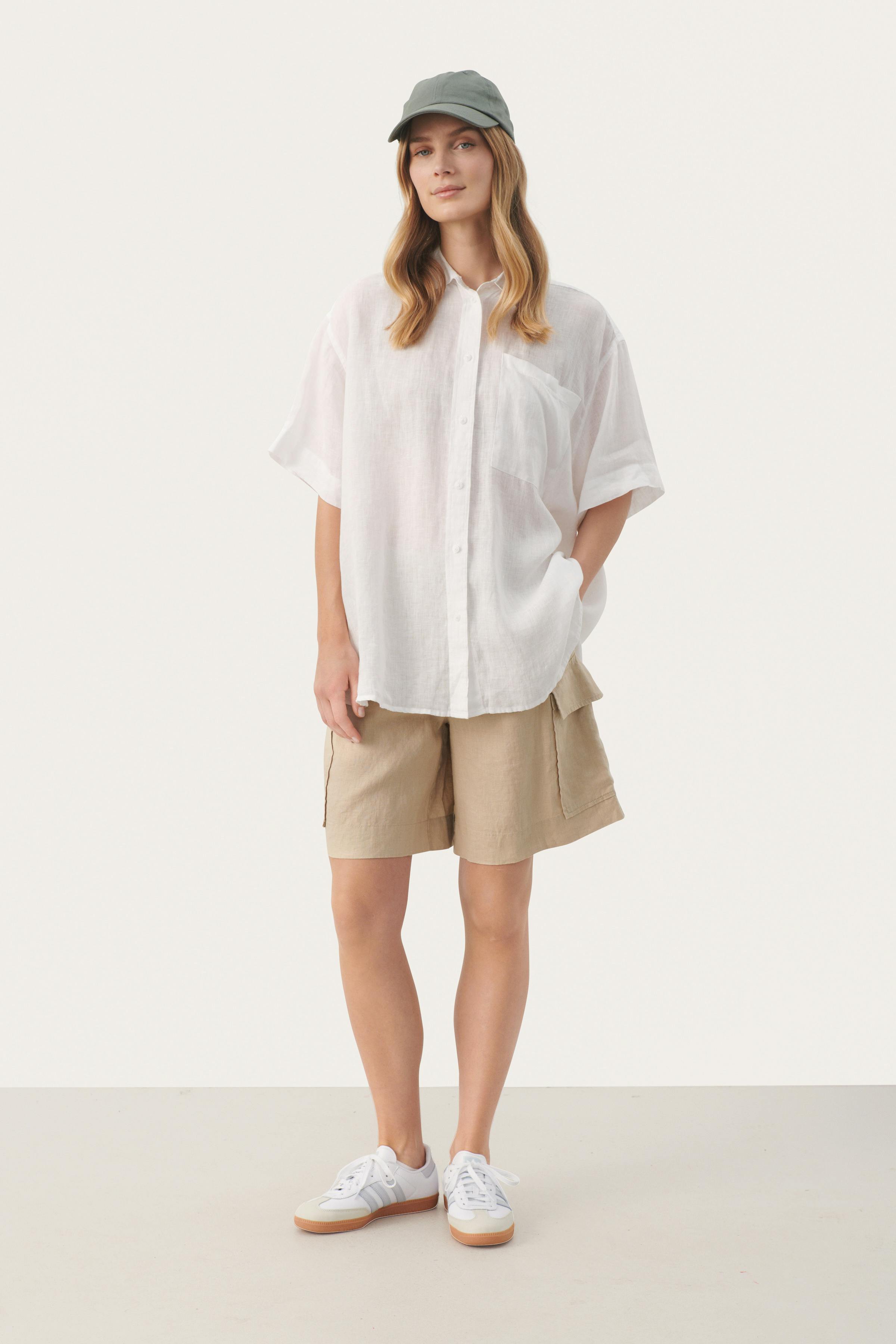 GarinePW Short-sleeved linen shirt LOCATION NONE 30308749-110601