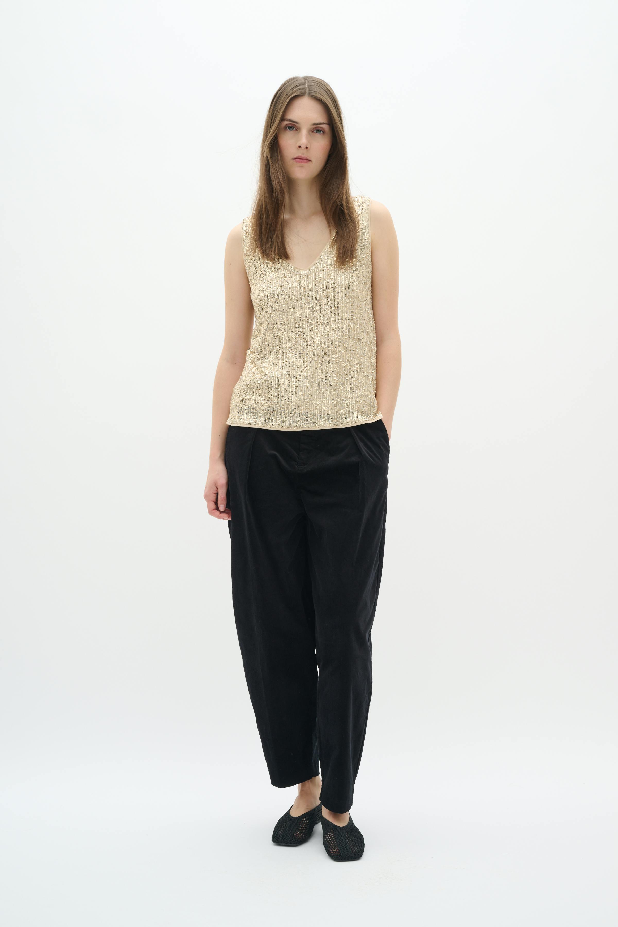 BarbaraIW Sequin Top LOOKBOOK FRONT 30109888-300031