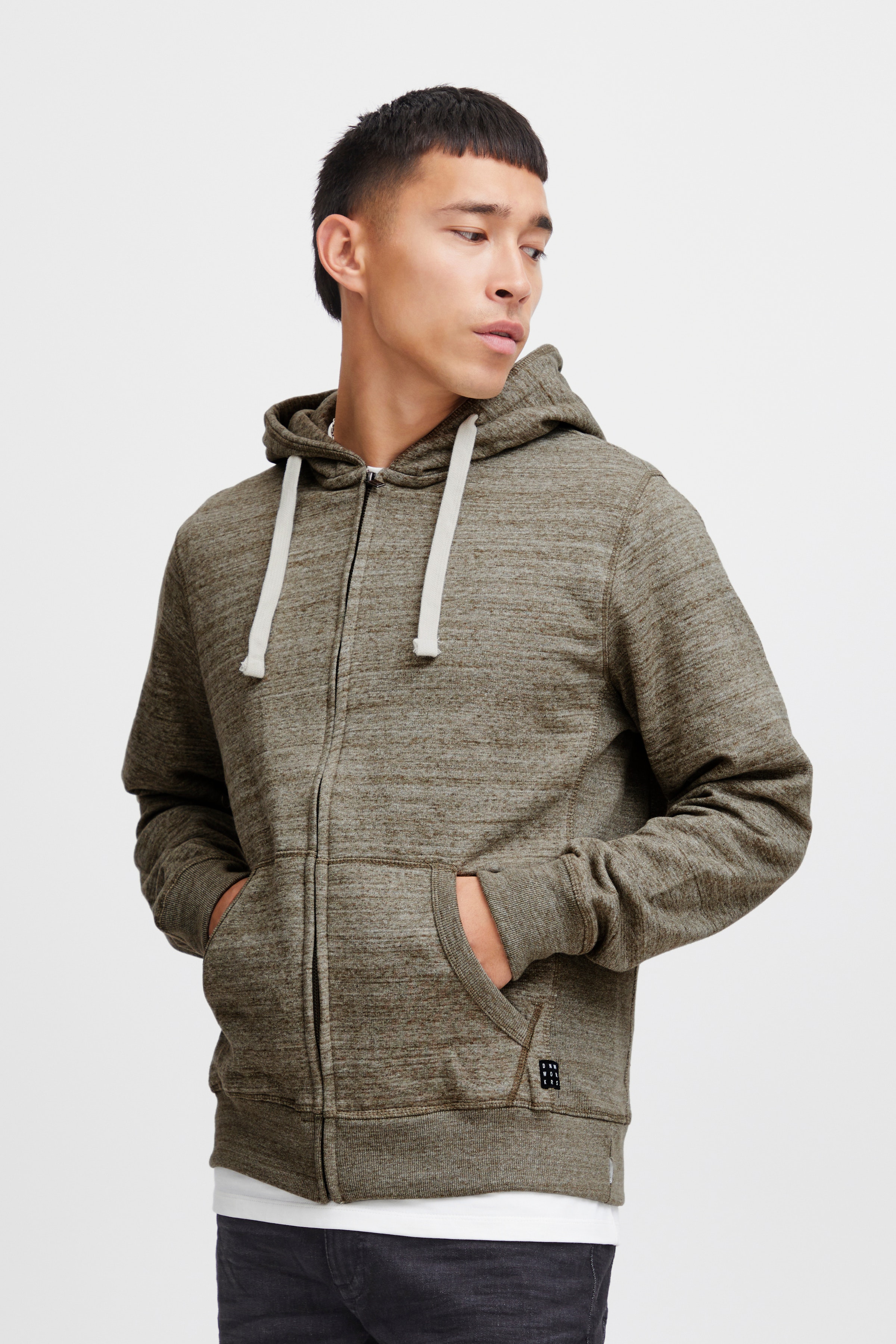 Hoodie med glidelås LOOKBOOK FRONT 20706981-77220