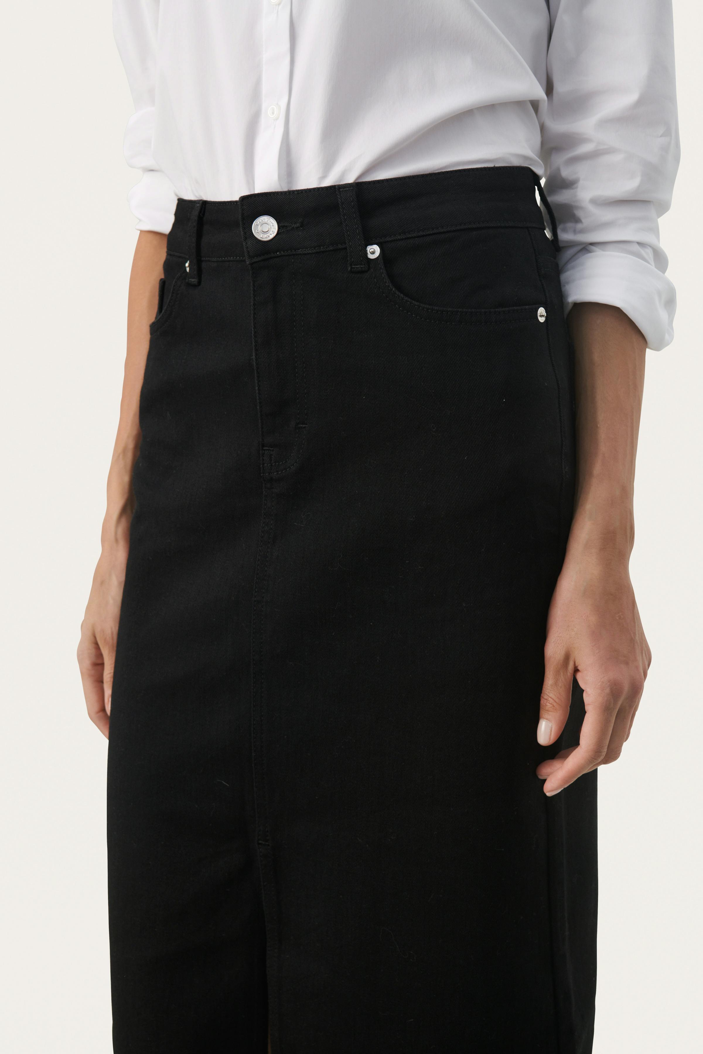 DilinPW Long denim skirt LOOKBOOK DETAIL 30309132-300147