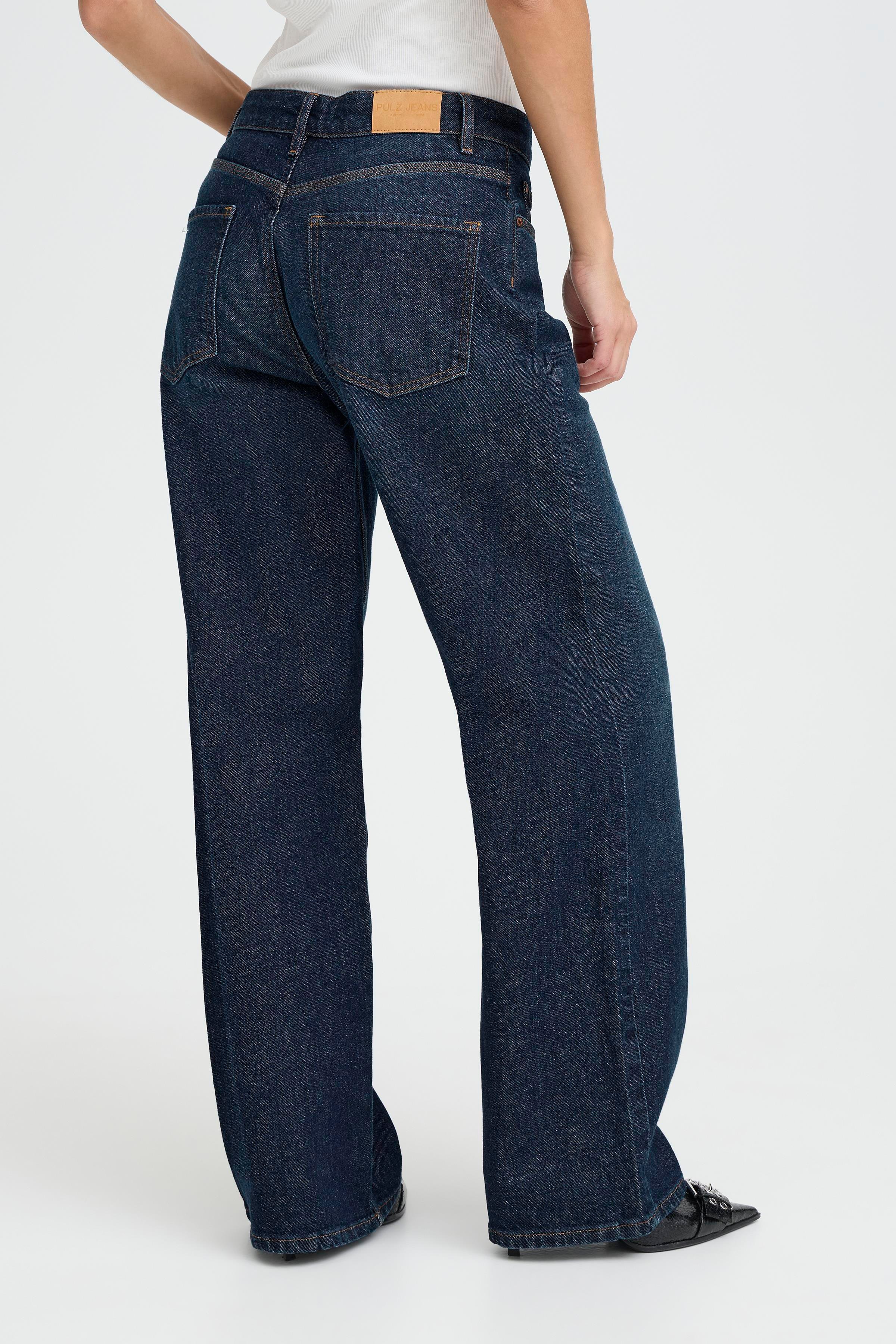 PZVEGA HW Jeans Wide Leg LOOKBOOK BACK 50207173-200002