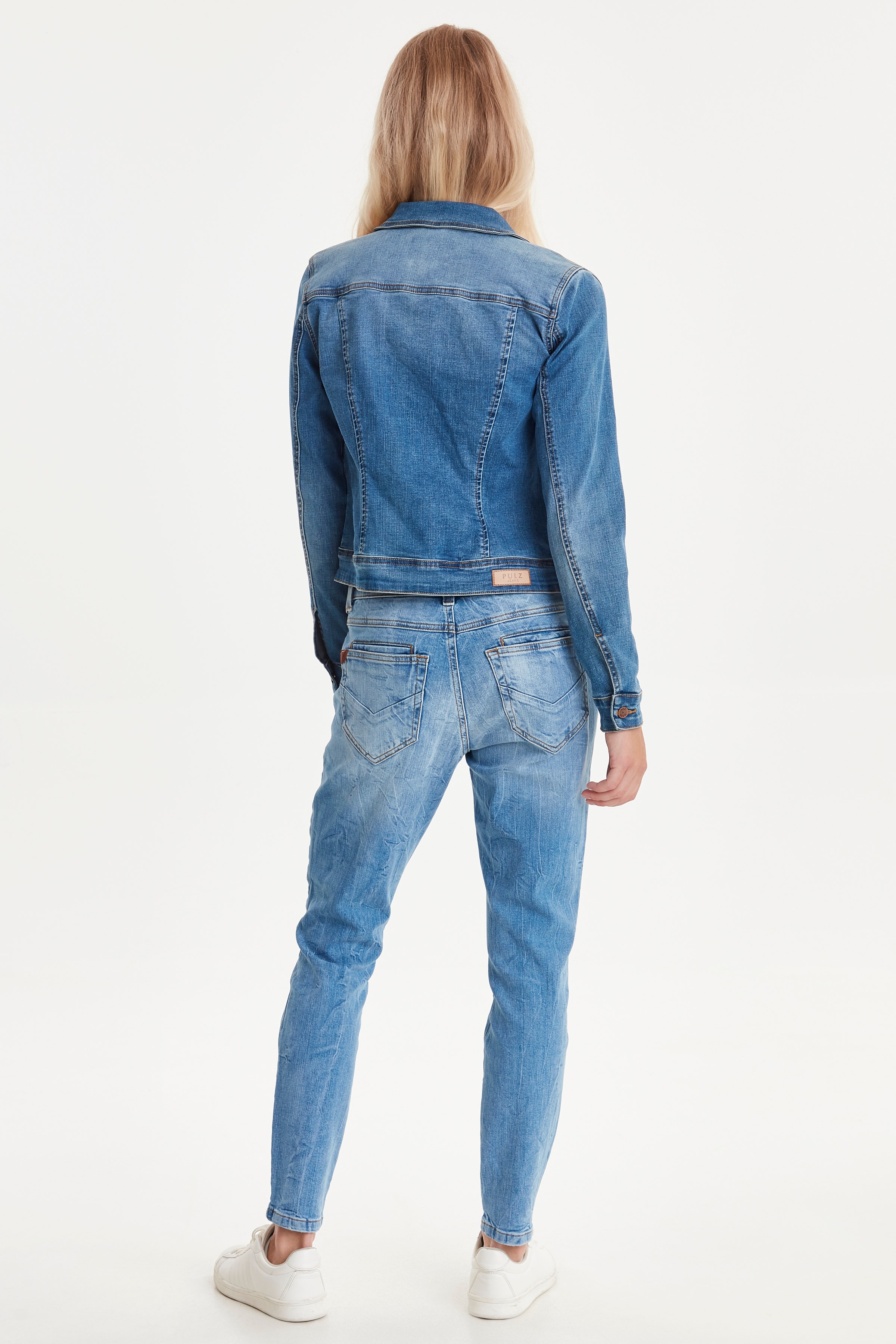 PzSira Denim Jakke LOOKBOOK BACK 50205212-200008