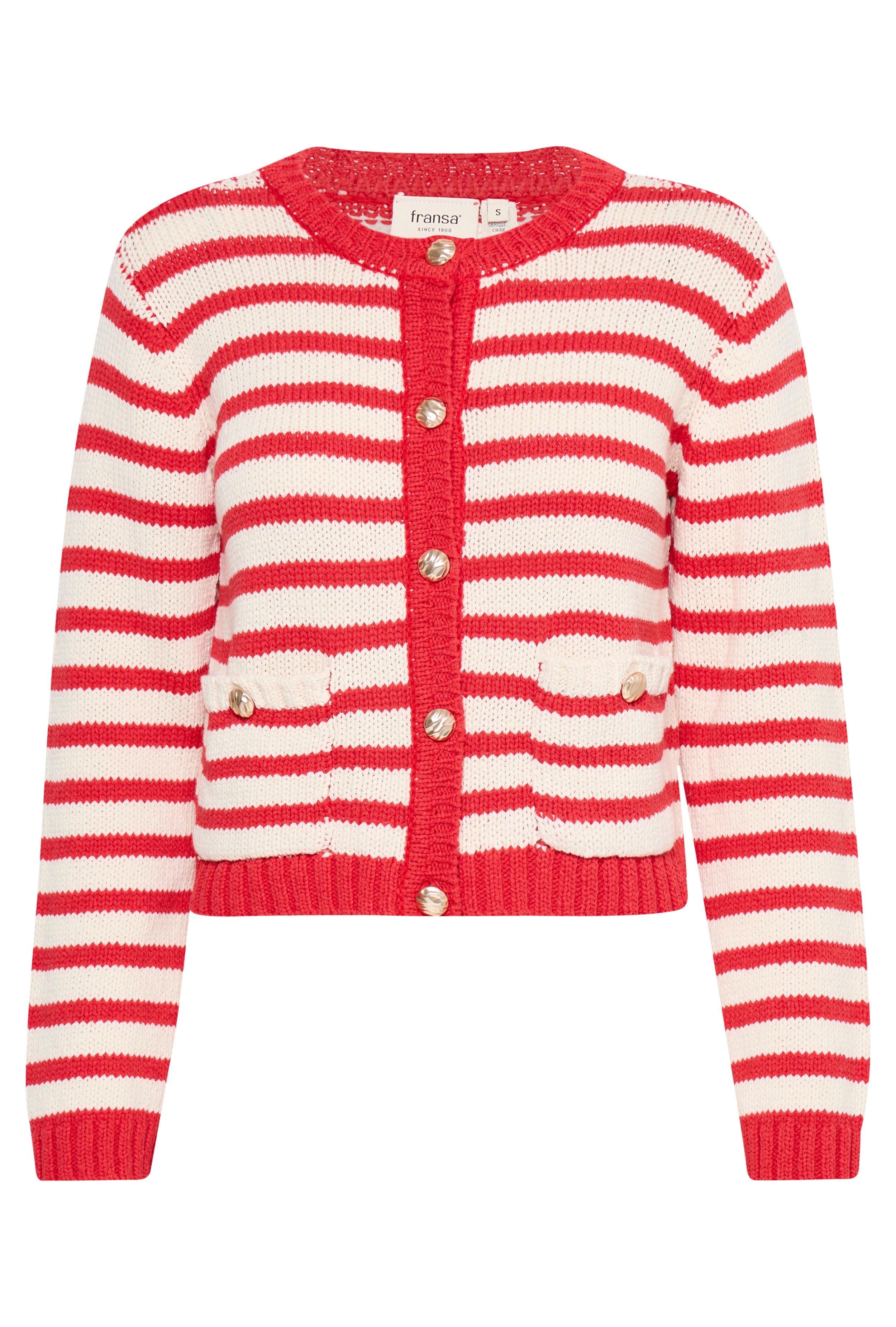 FRBELINDA CAR 1 Knitted cardigan PACK FRONT 20615113-201203