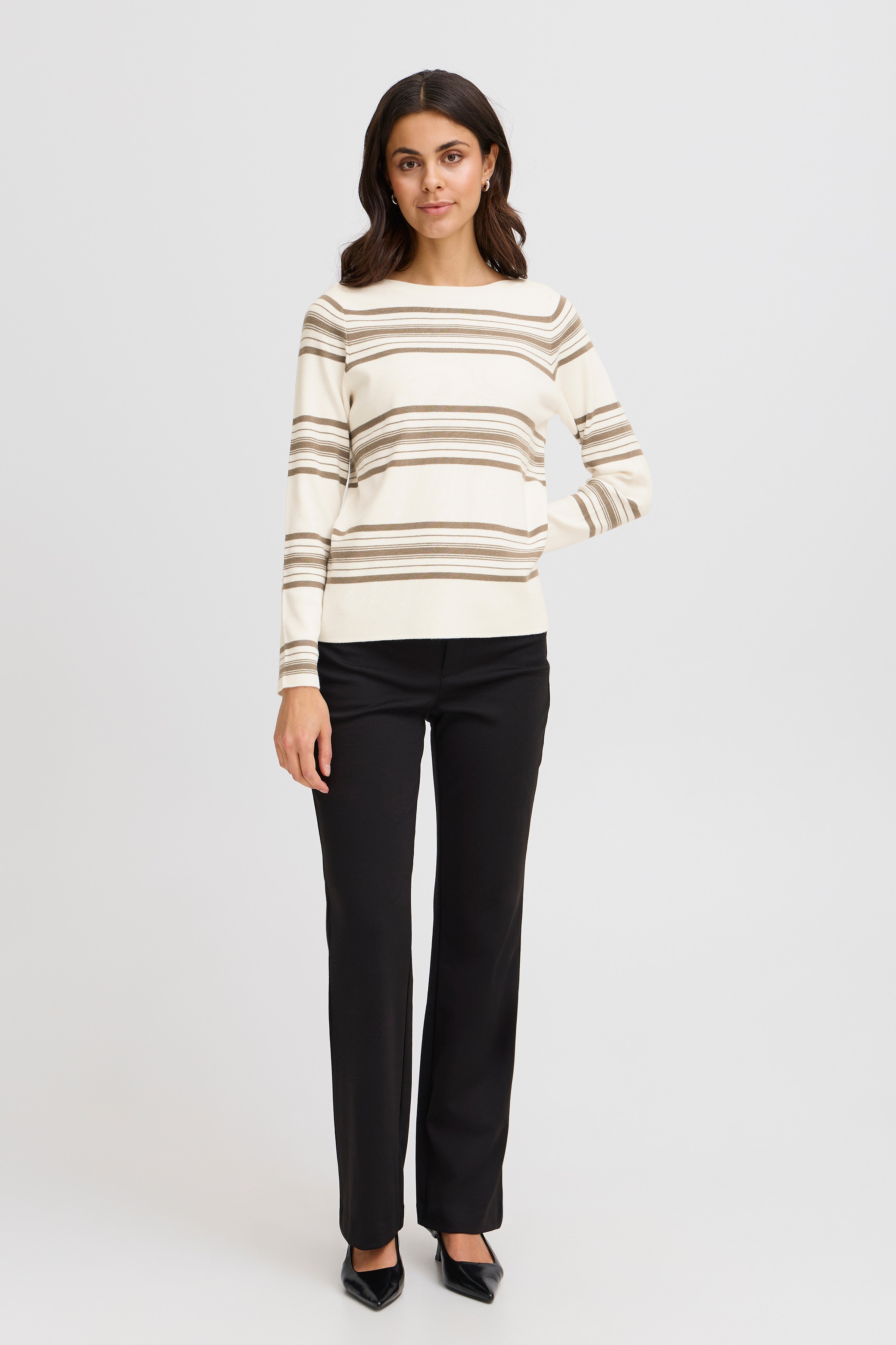 FRLORINDA PU 1 Strikket pullover LOOKBOOK FRONT 20615585-204023