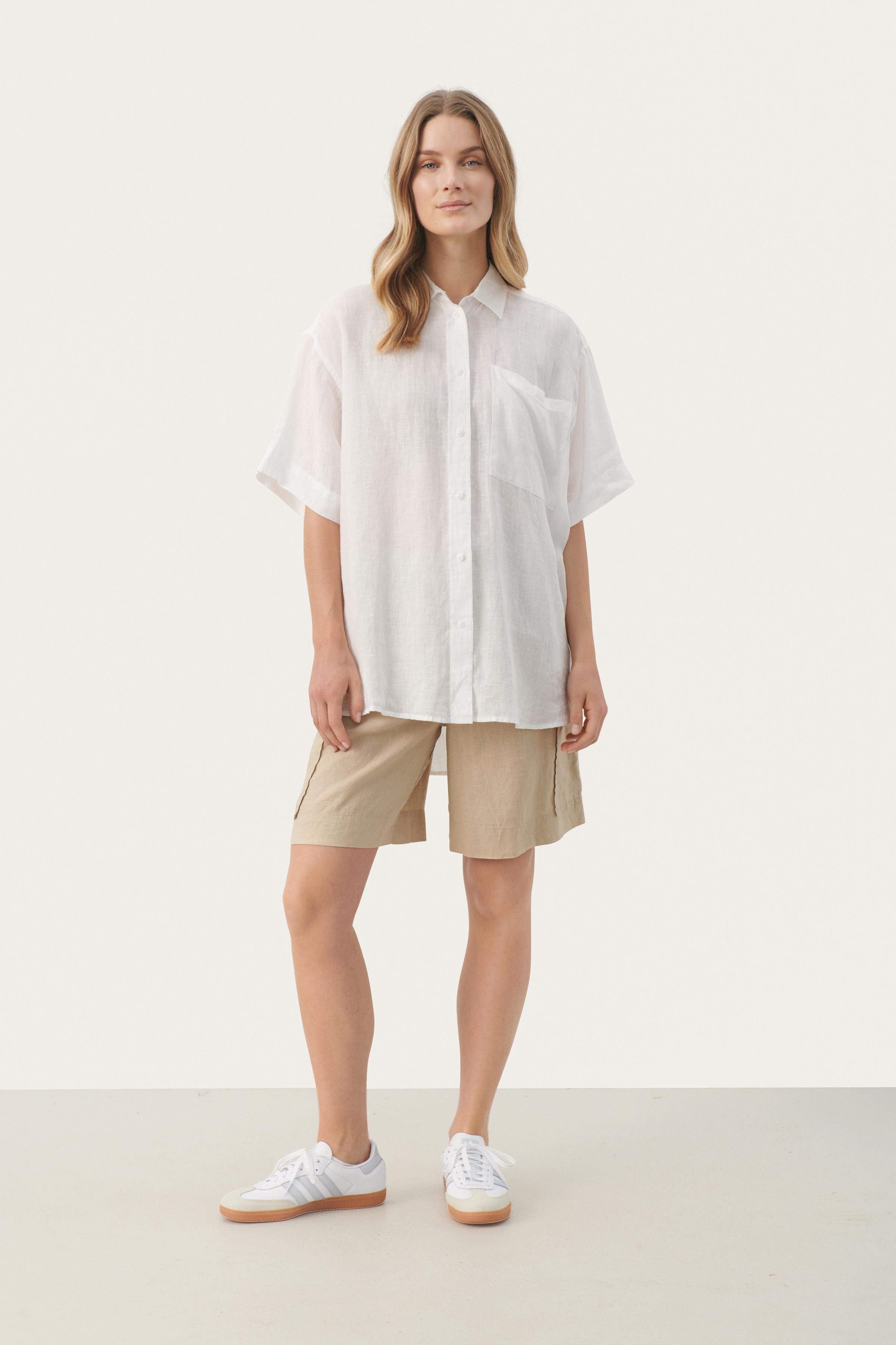 GarinePW Short-sleeved linen shirt LOOKBOOK FRONT 30308749-110601