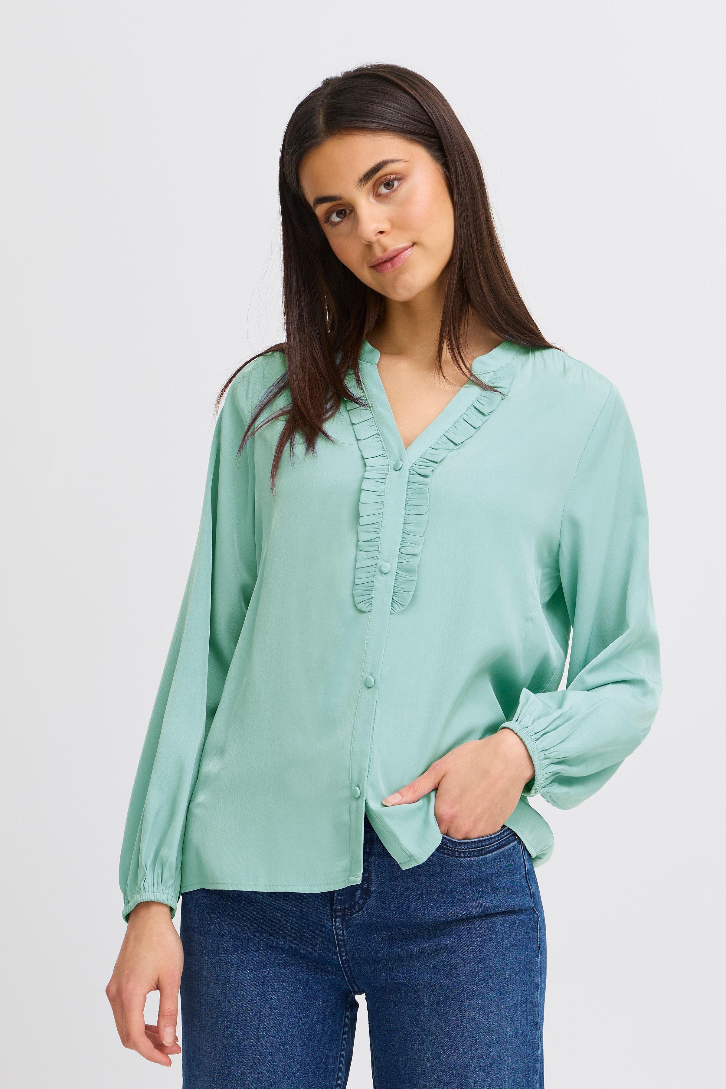 FRDIANA Long sleeved shirt LOOKBOOK FRONT 20615561-155207