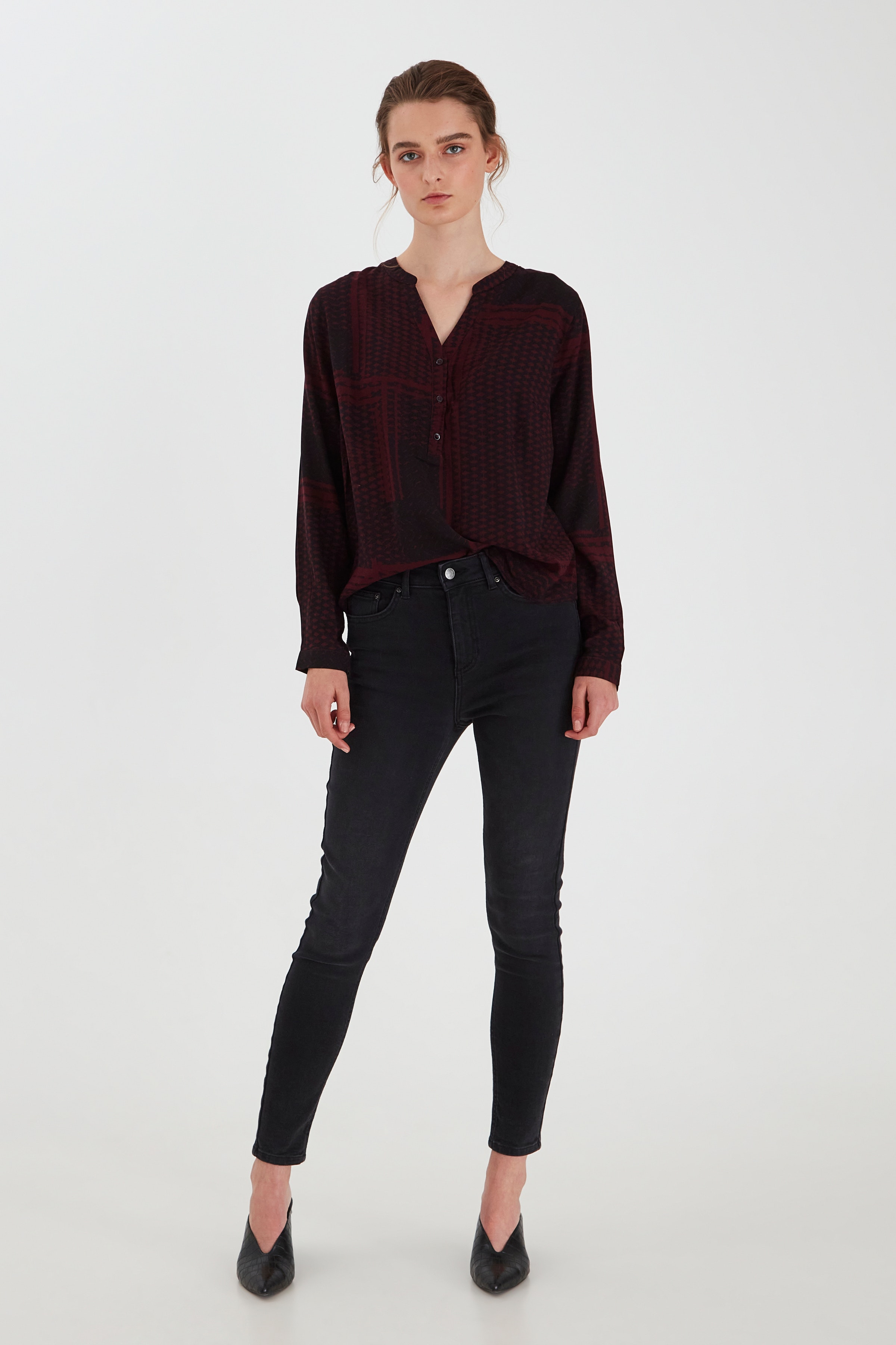Langærmet bluse LOOKBOOK FRONT 20808578-80617