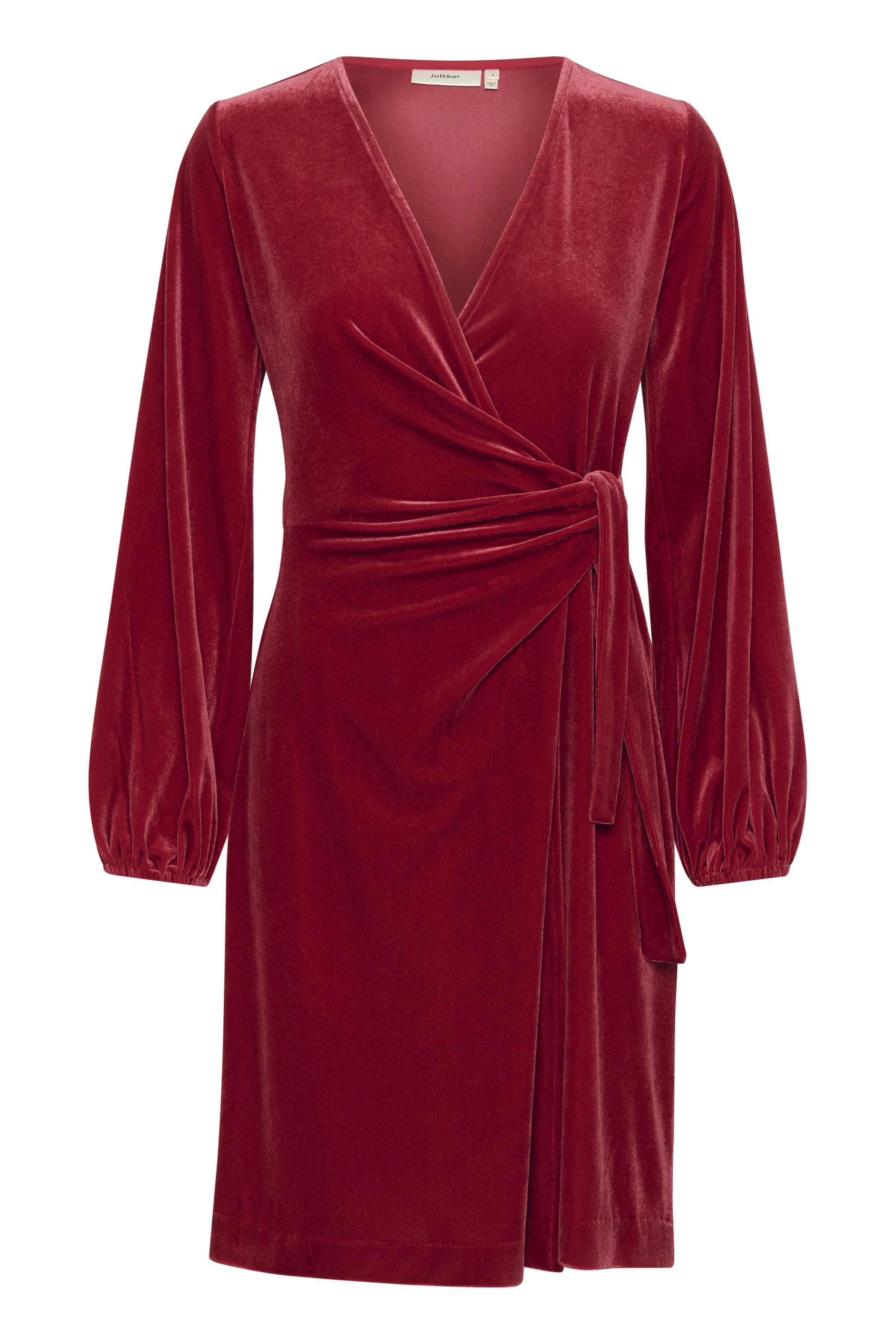 BrynnIW Goriel Velour Wrap Dress PACK FRONT 30110083-300421