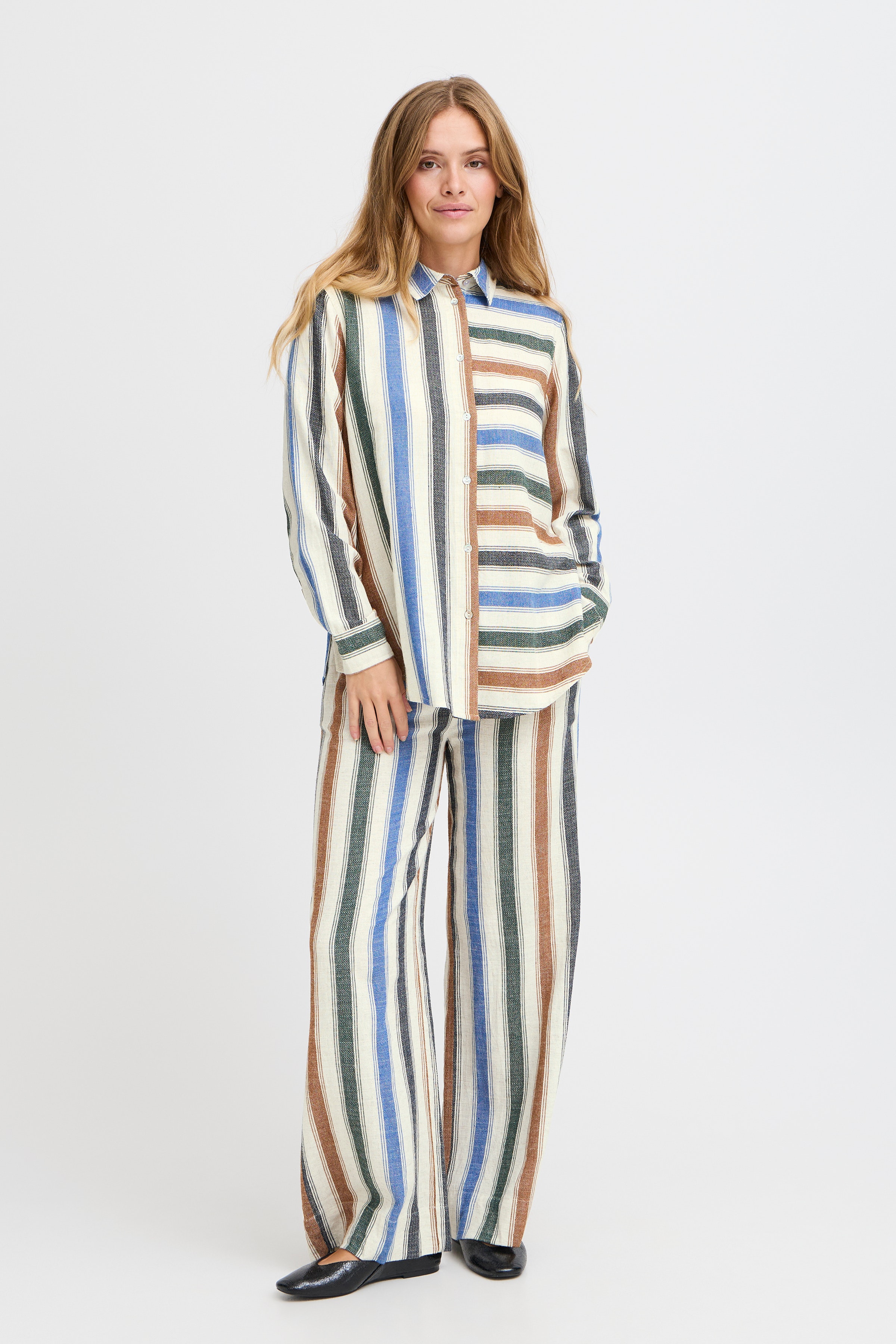 PZNORAH skjorte LOOKBOOK FRONT 50208750-110105
