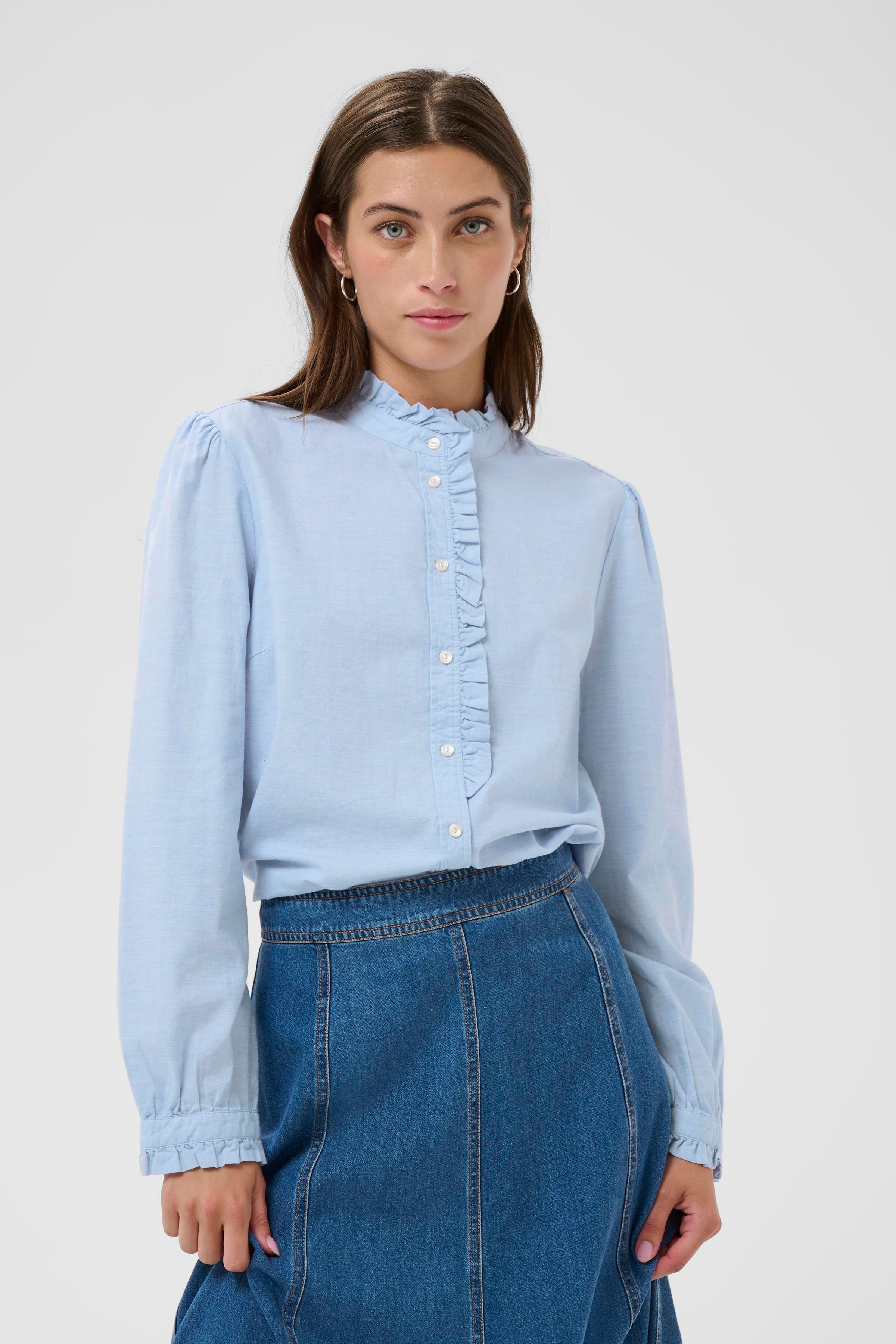 GlessiaPW Skjorte LOOKBOOK FRONT 30309925-304143