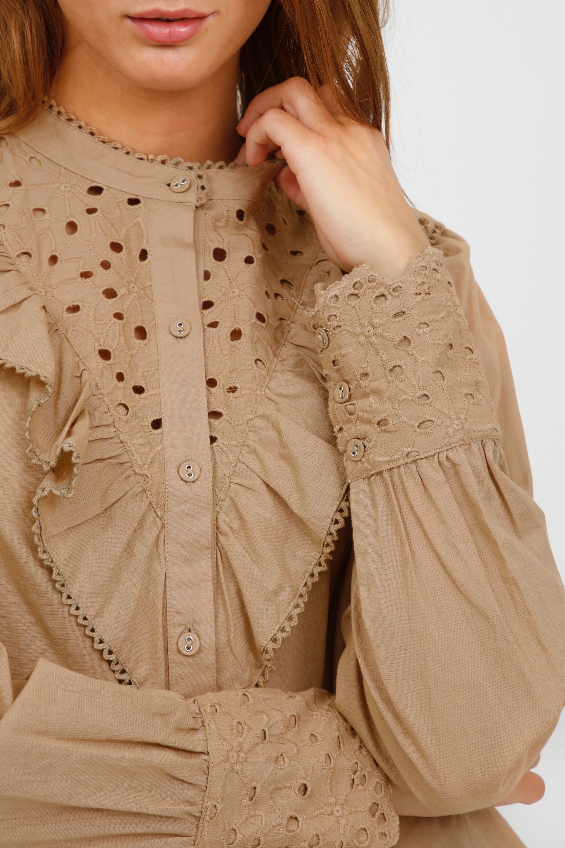 Blouse with long sleeve LOOKBOOK DETAIL 20810173-171320