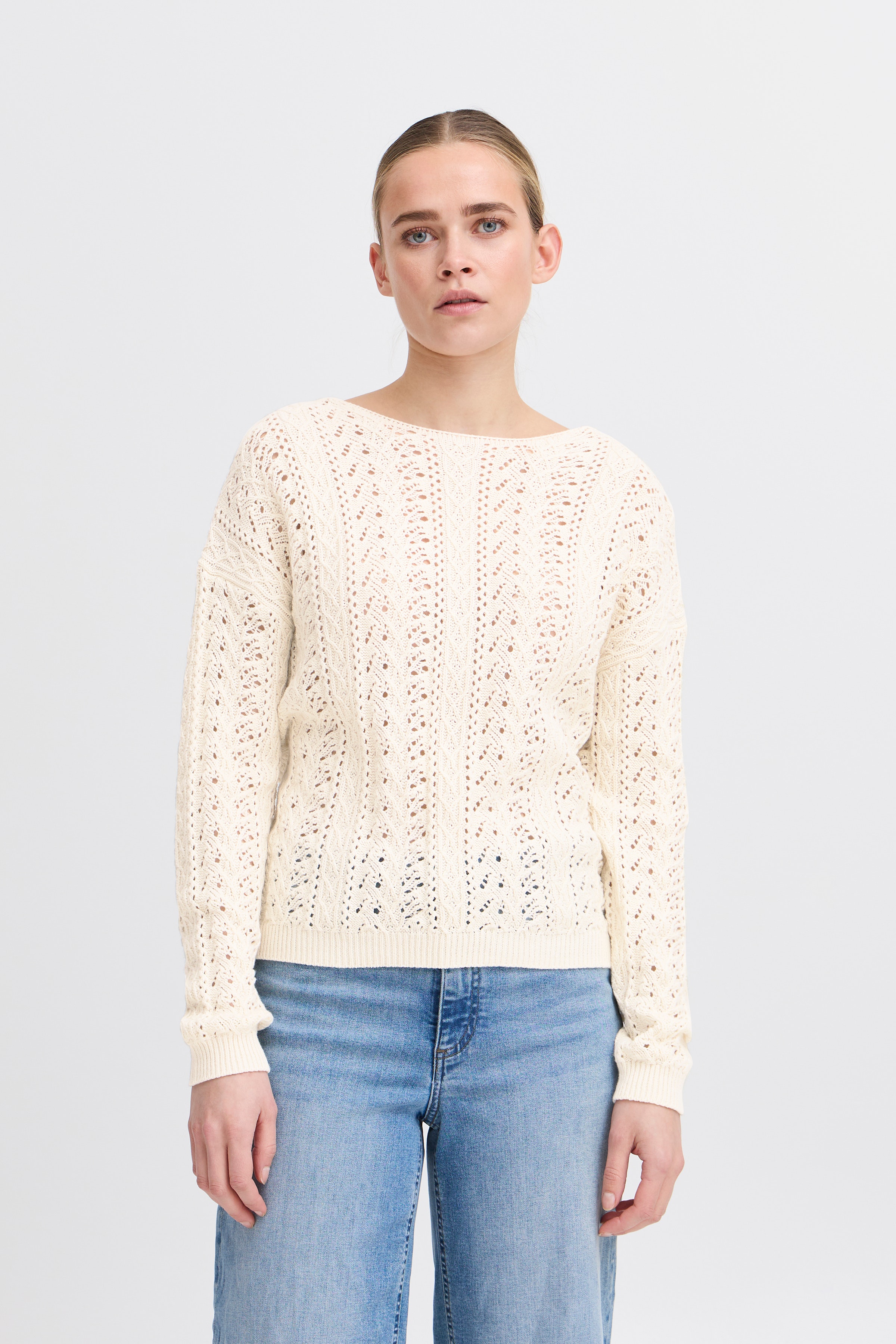 IHBESIANE Strikket pullover LOOKBOOK FRONT 20122880-130905