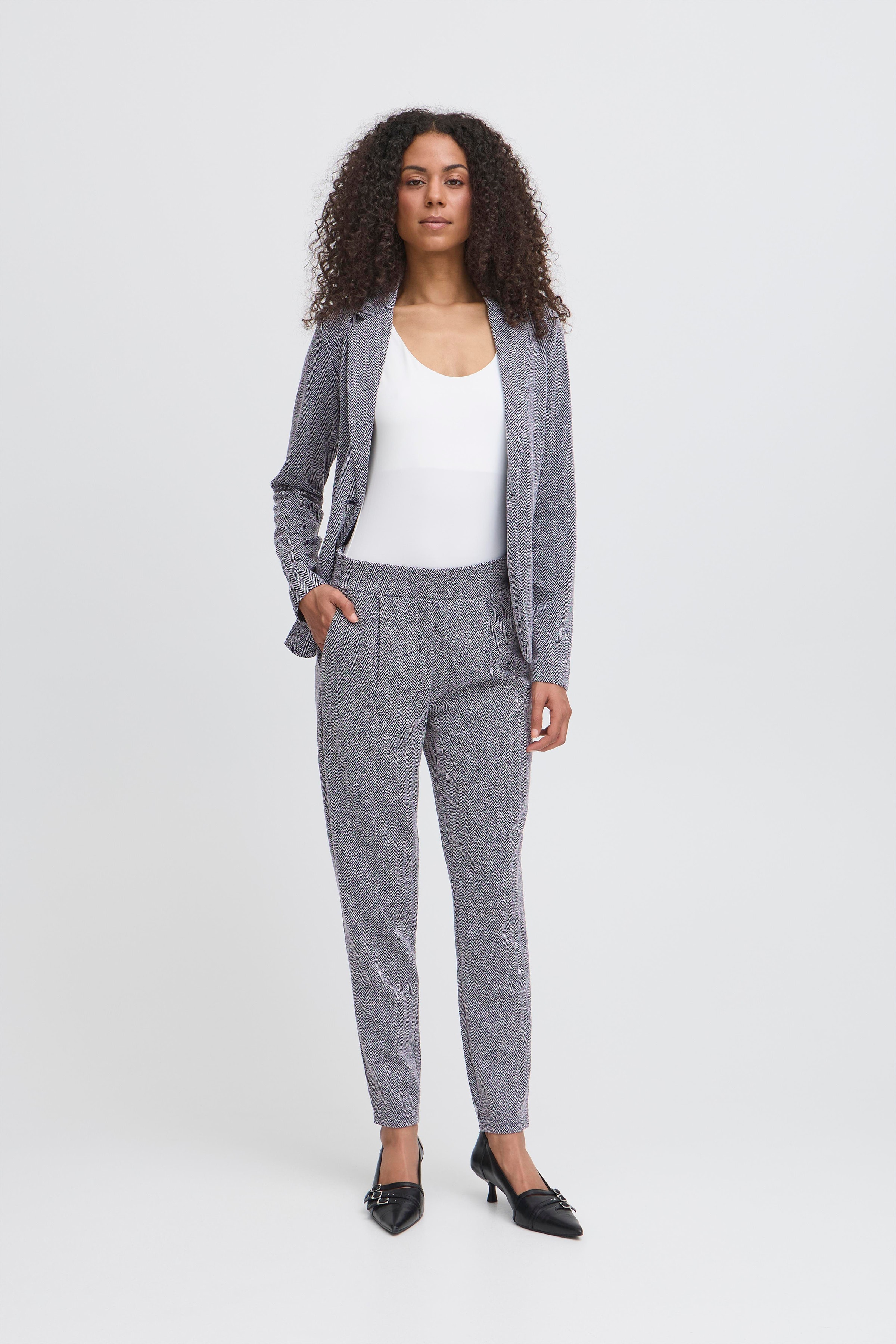 IHKATE JACQUARD Bukser LOOKBOOK FRONT 20121601-900000478