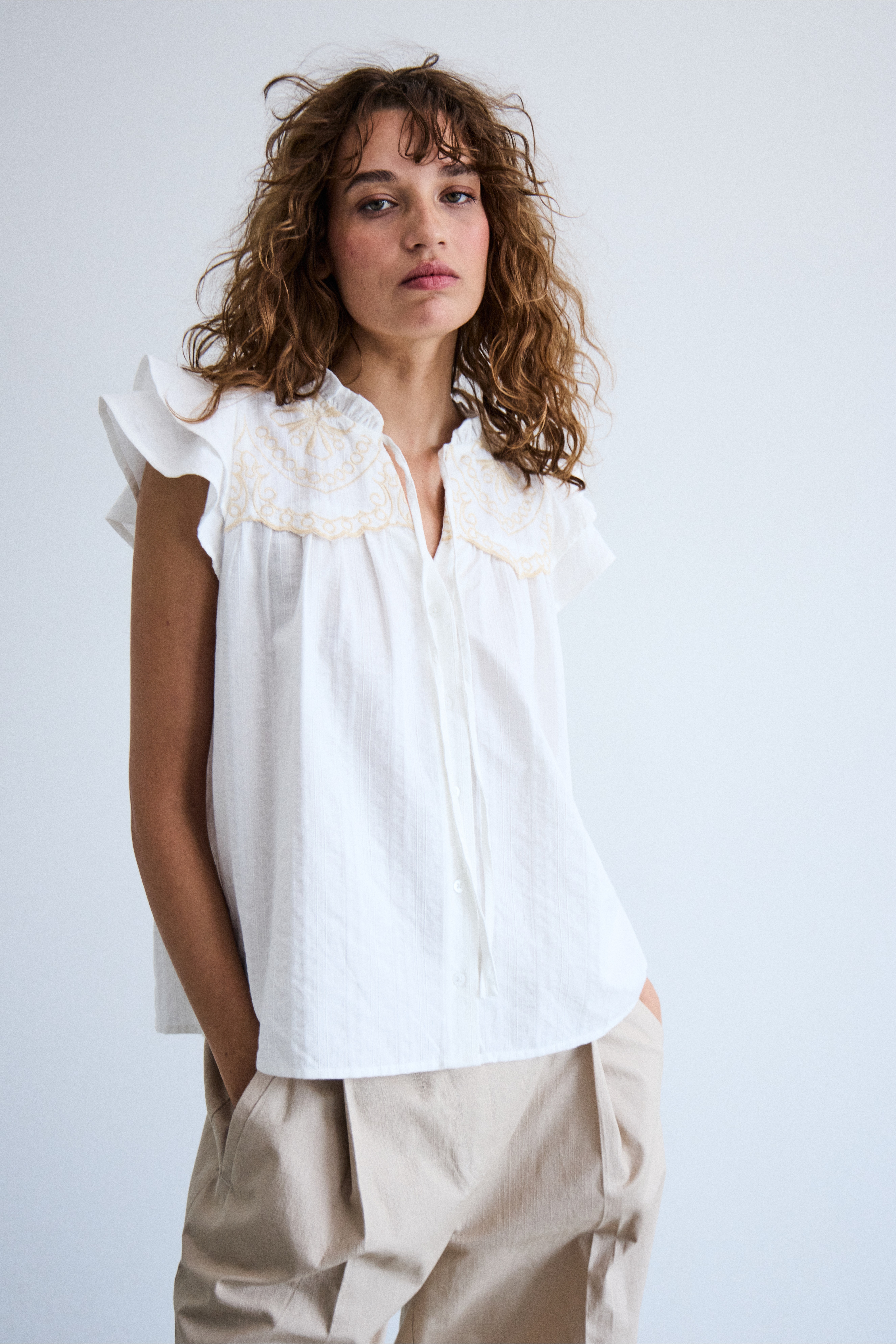 IHGAELLE Kortermet bluse LOCATION NONE 20122784-114201