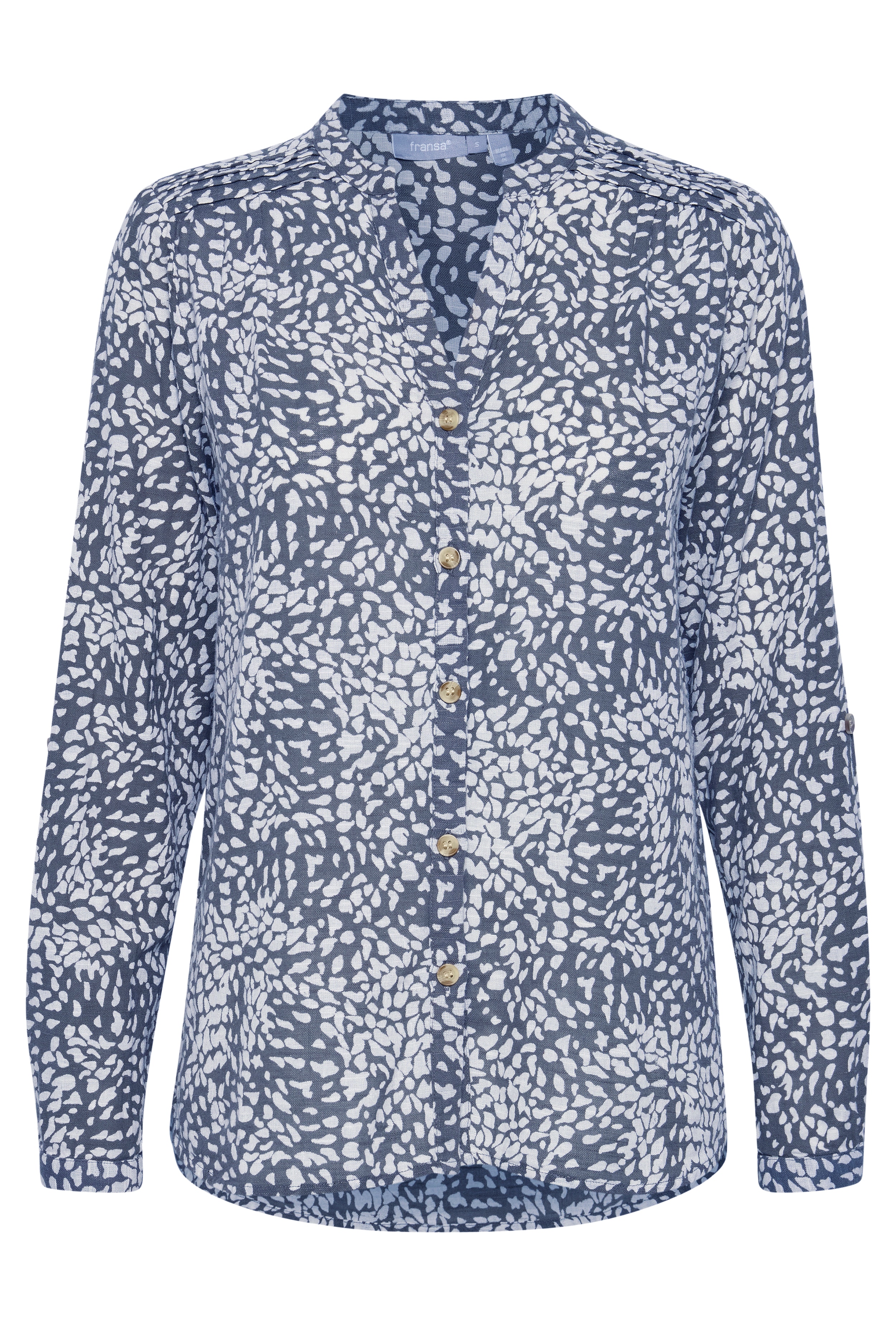 Blouse with short sleeve PACK FRONT 20609688-200971