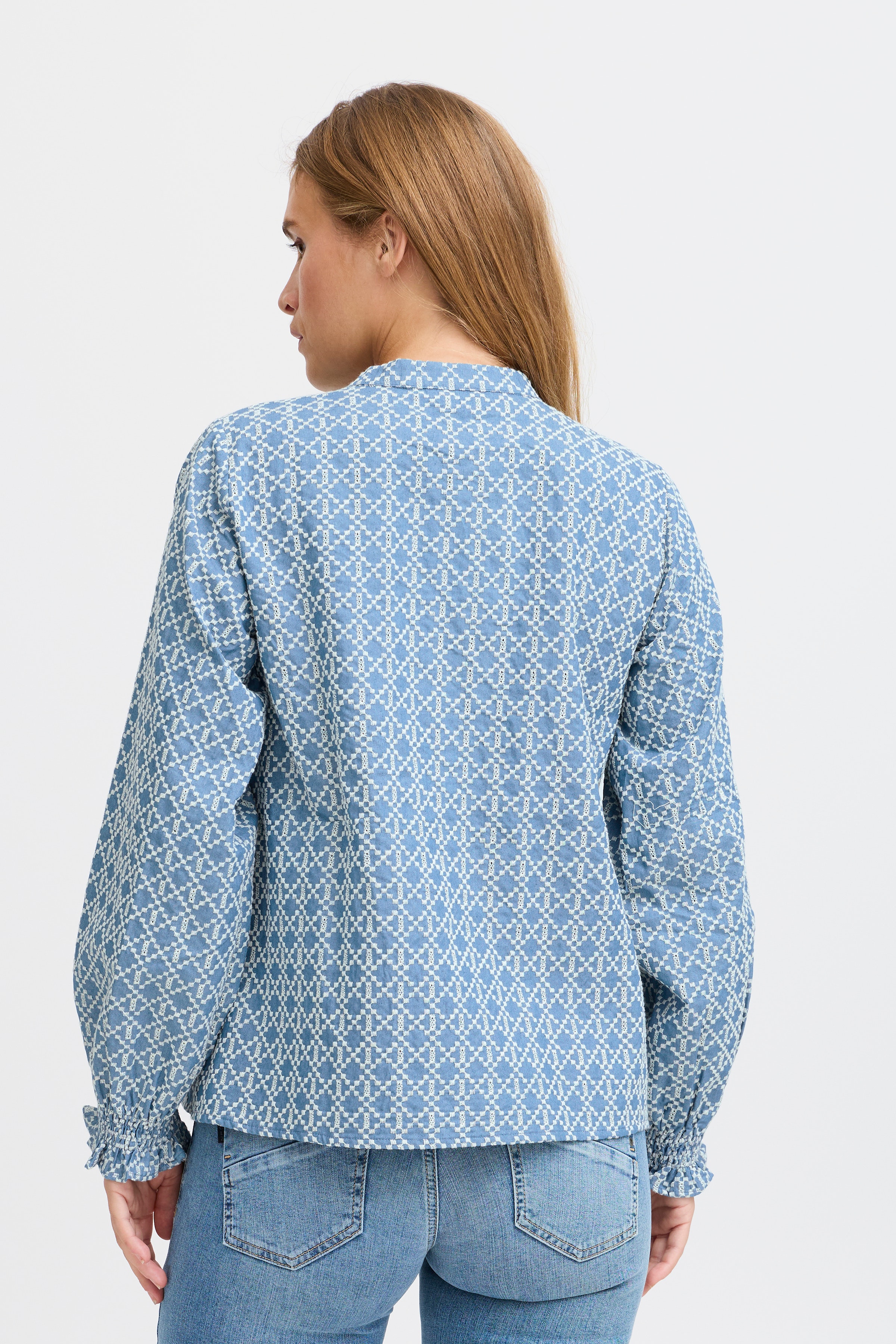 PZFENYA Langermet bluse LOOKBOOK BACK 50208359-200005