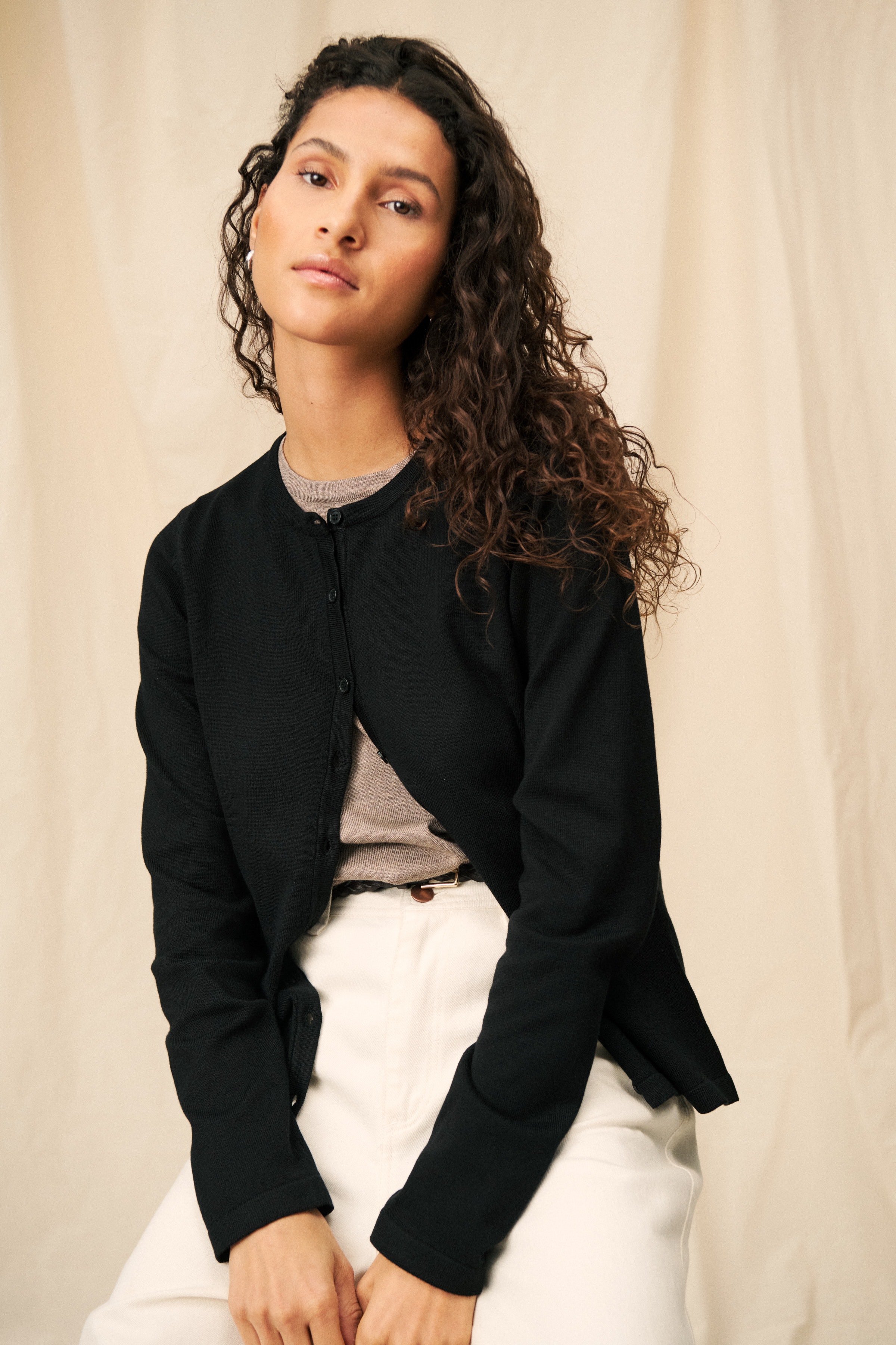 MilaSZ R-Neck Cardigan LOCATION NONE 30500005-0001