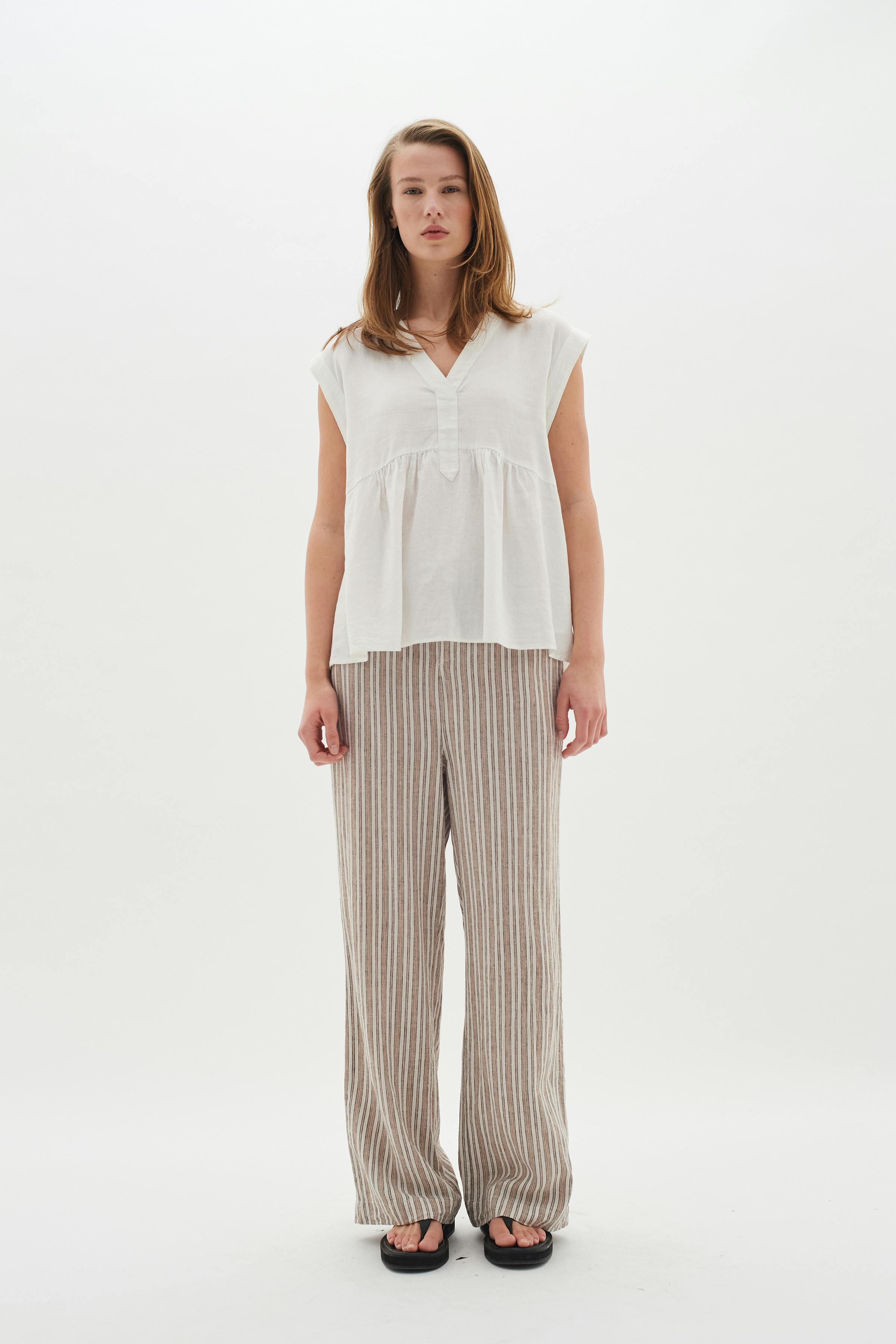 EllieIW Linnen Trousers LOOKBOOK FRONT 30109571-302828