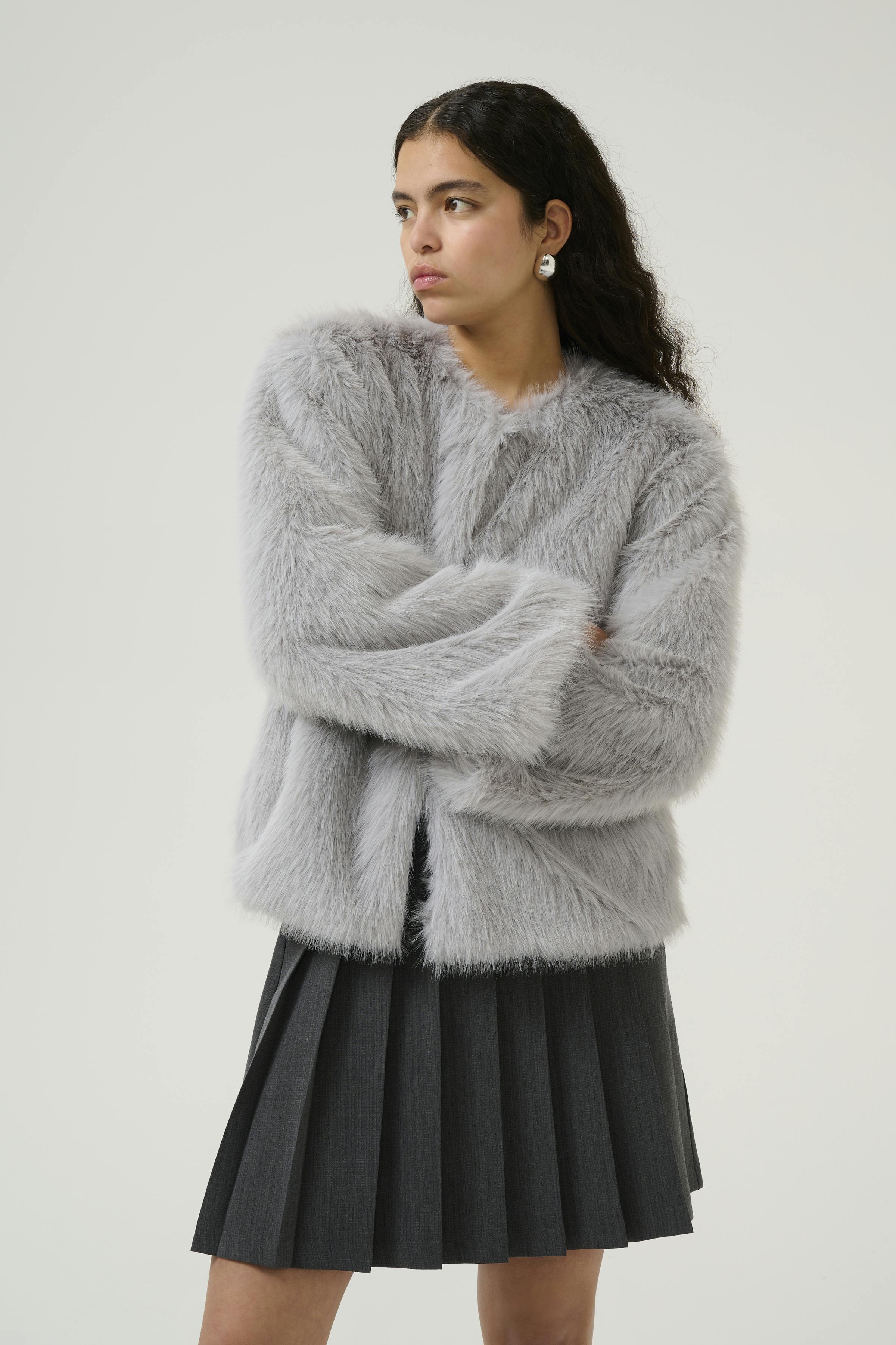 KBSerenity Faux Fur jas LOOKBOOK FRONT 10105337-165803