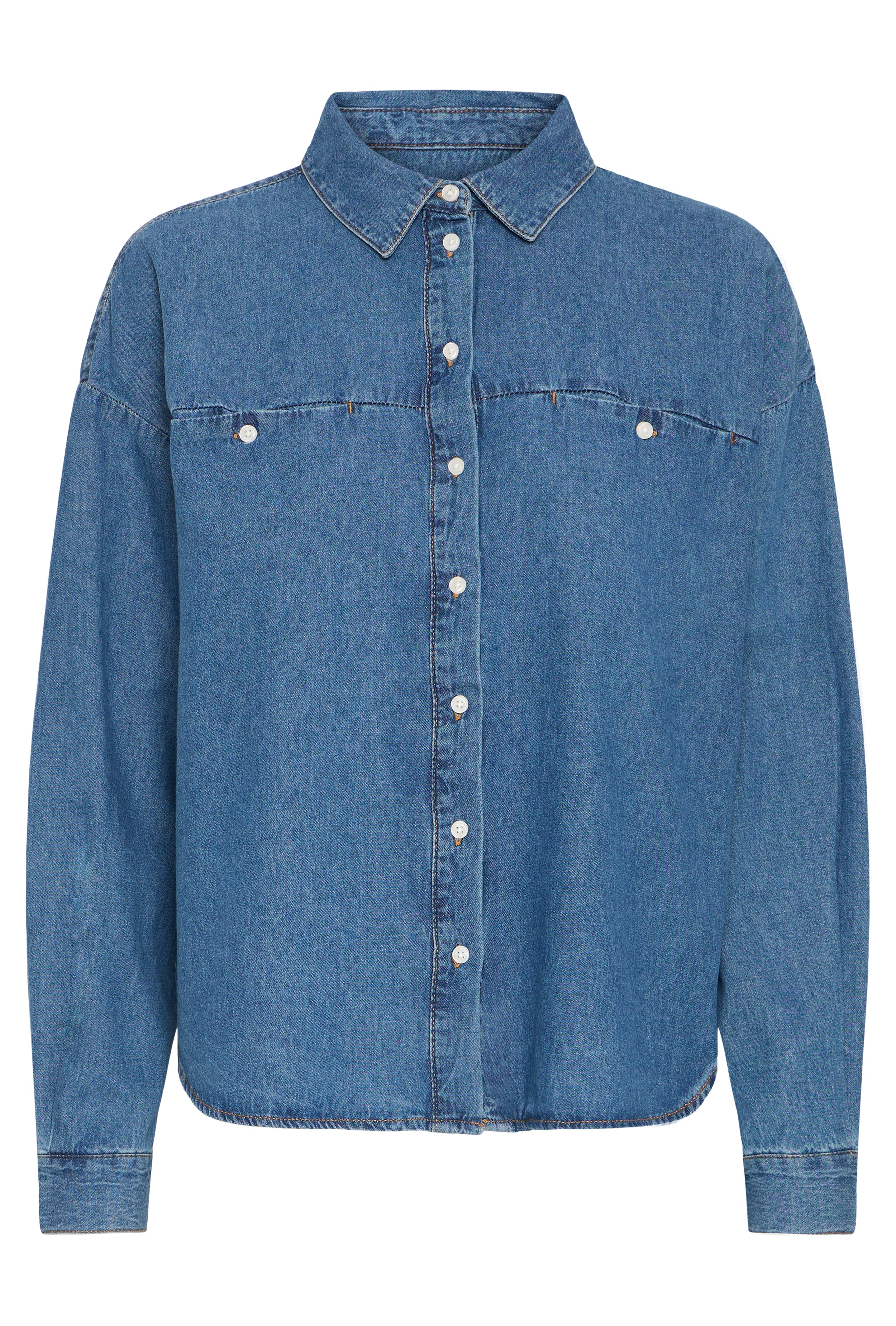 IHARCHER Denim skjorte PACK FRONT 20122389-200928