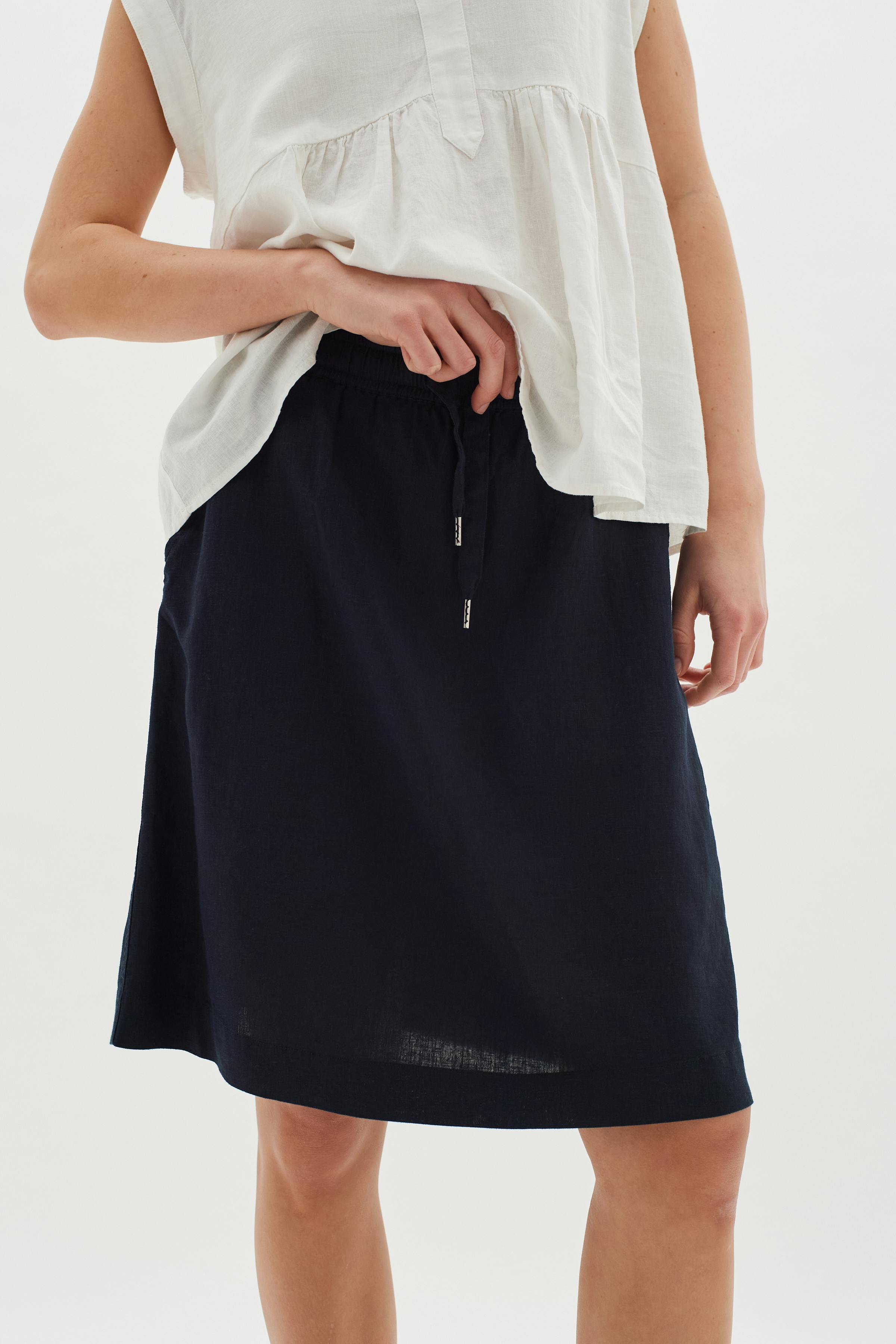 EllieIW Linnen Skirt LOOKBOOK DETAIL 30109311-300005