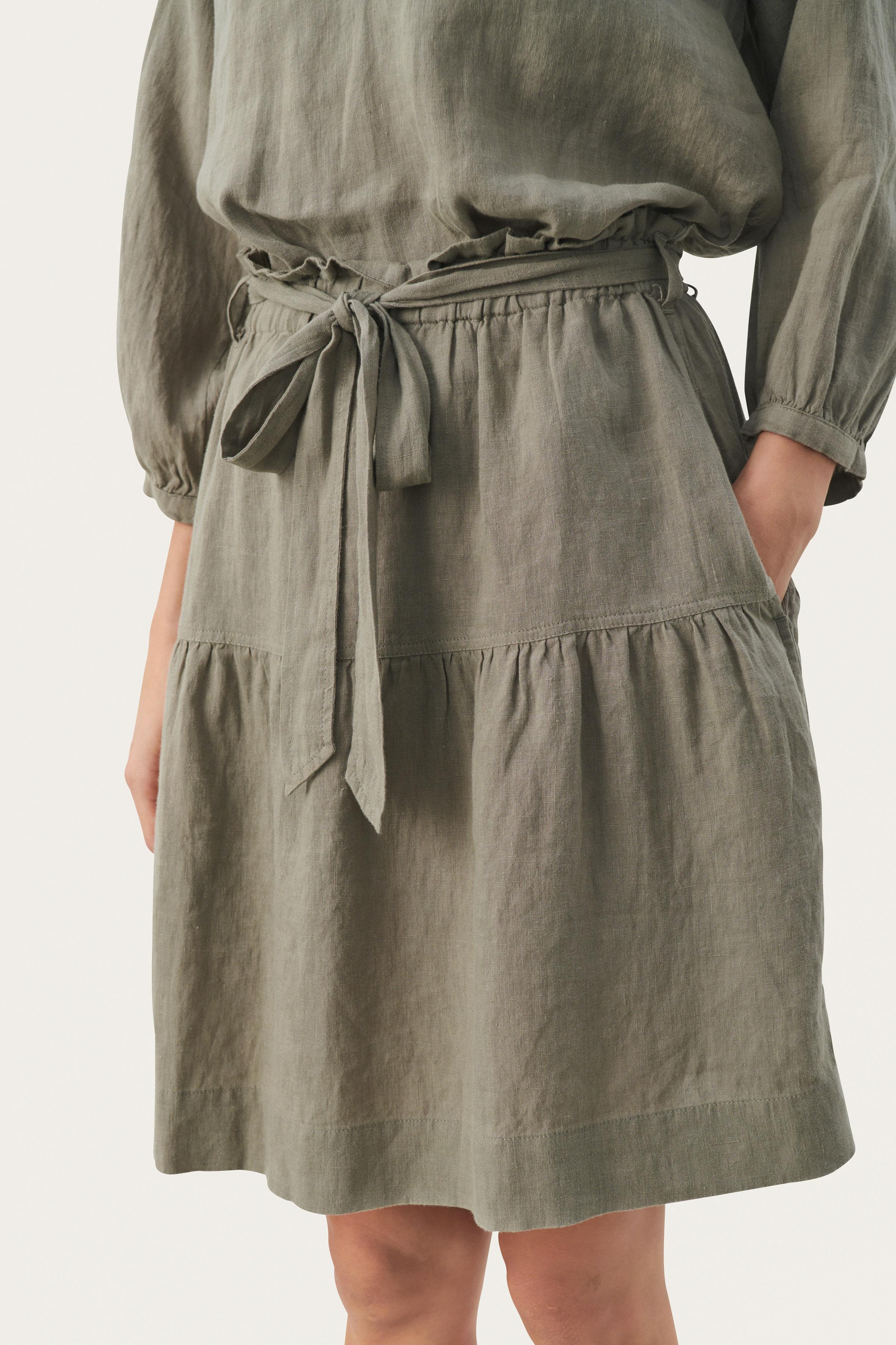 CelianesPW Short linen skirt LOOKBOOK DETAIL 30308513-170613