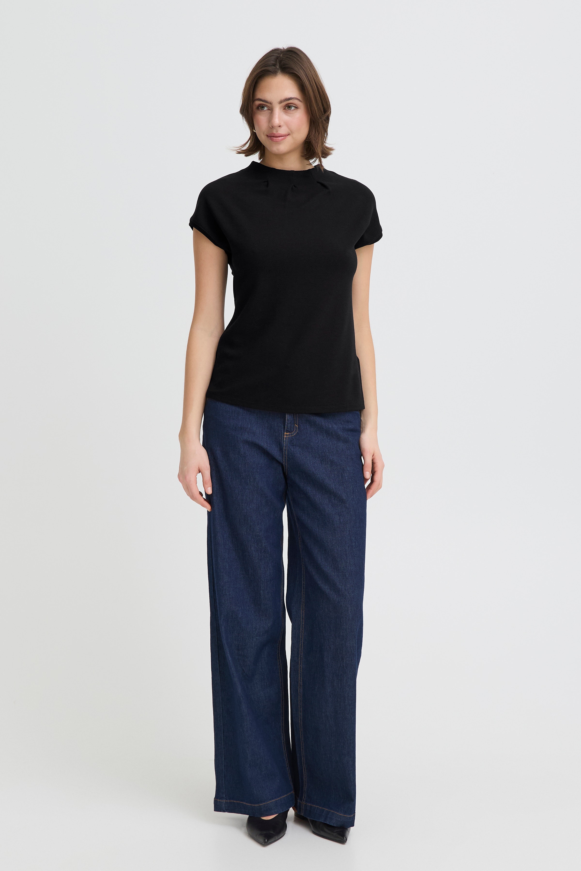 ZASKATERFR KORTÄRMAD BLUS LOOKBOOK FRONT 20606485-60096