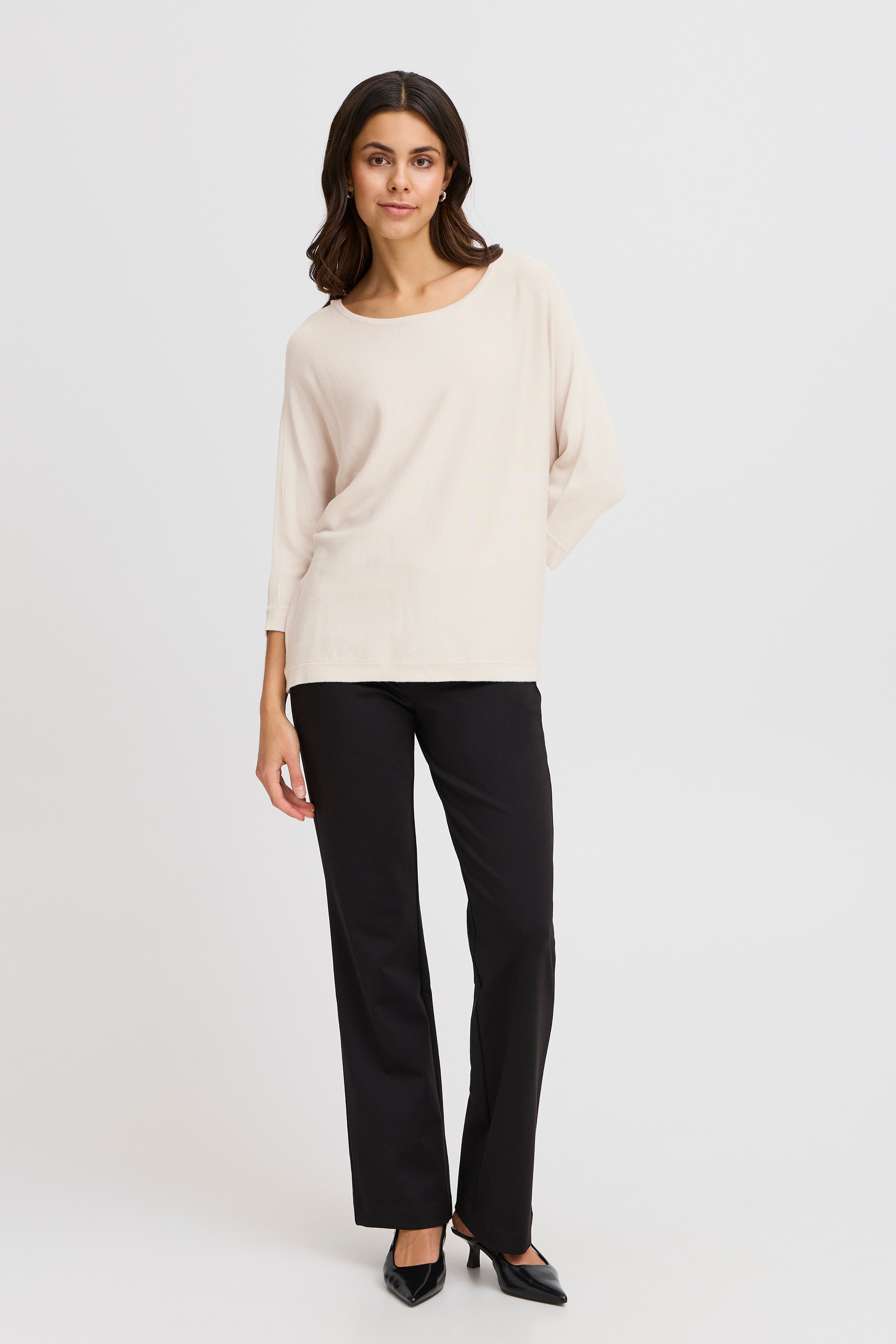 FRCLIA PU 14 Strikket pullover LOOKBOOK FRONT 20615123-130000