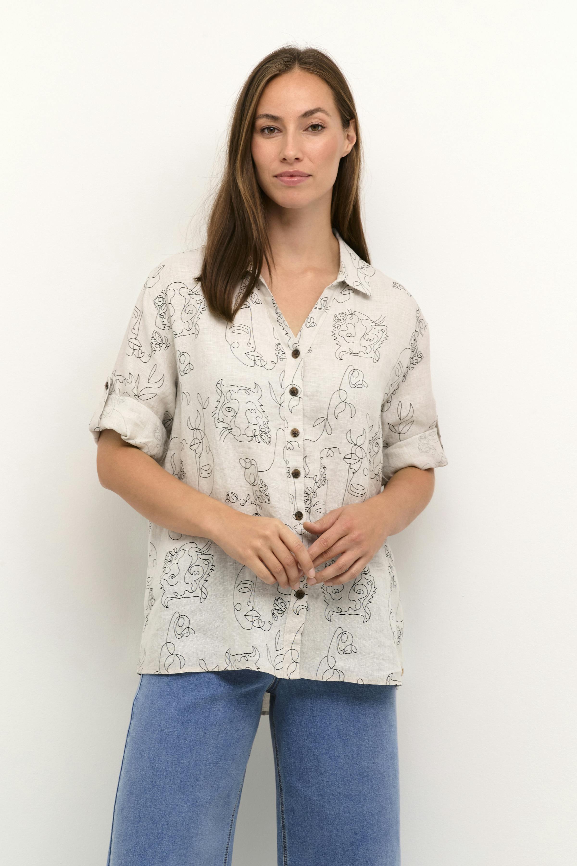 CRBellis Linen Shirt LOOKBOOK FRONT 10612267-105559