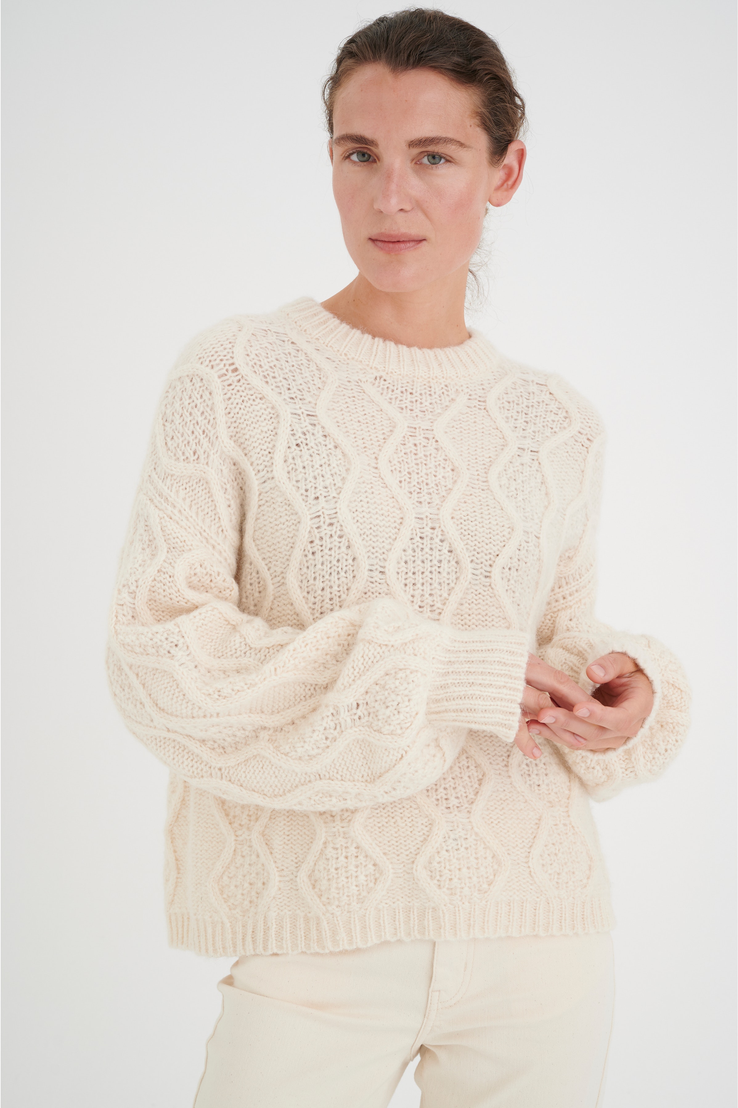 Stickad pullover LOOKBOOK FRONT 30106658-300002