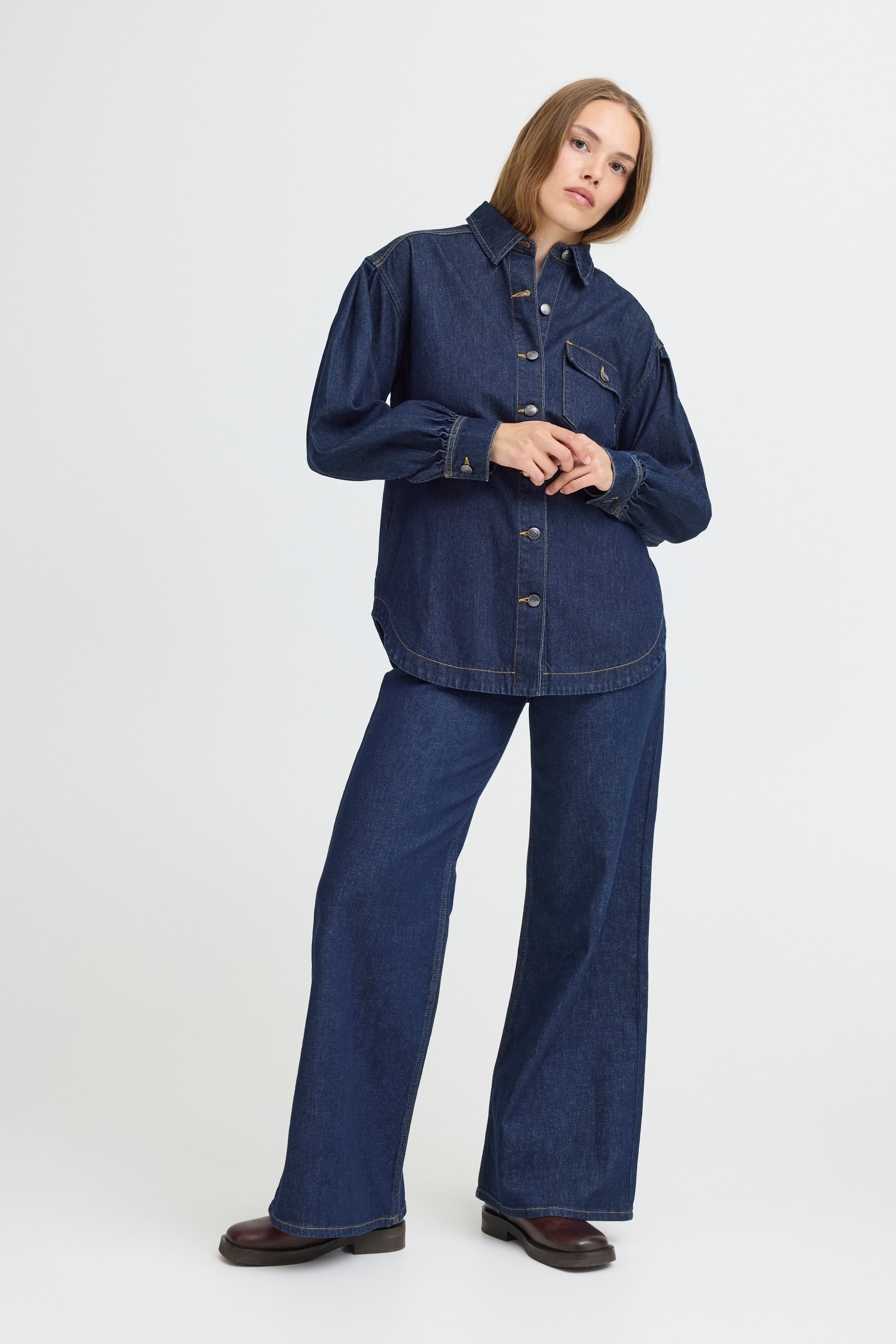 PZLIRA Skjorte LOOKBOOK FRONT 50209033-200002