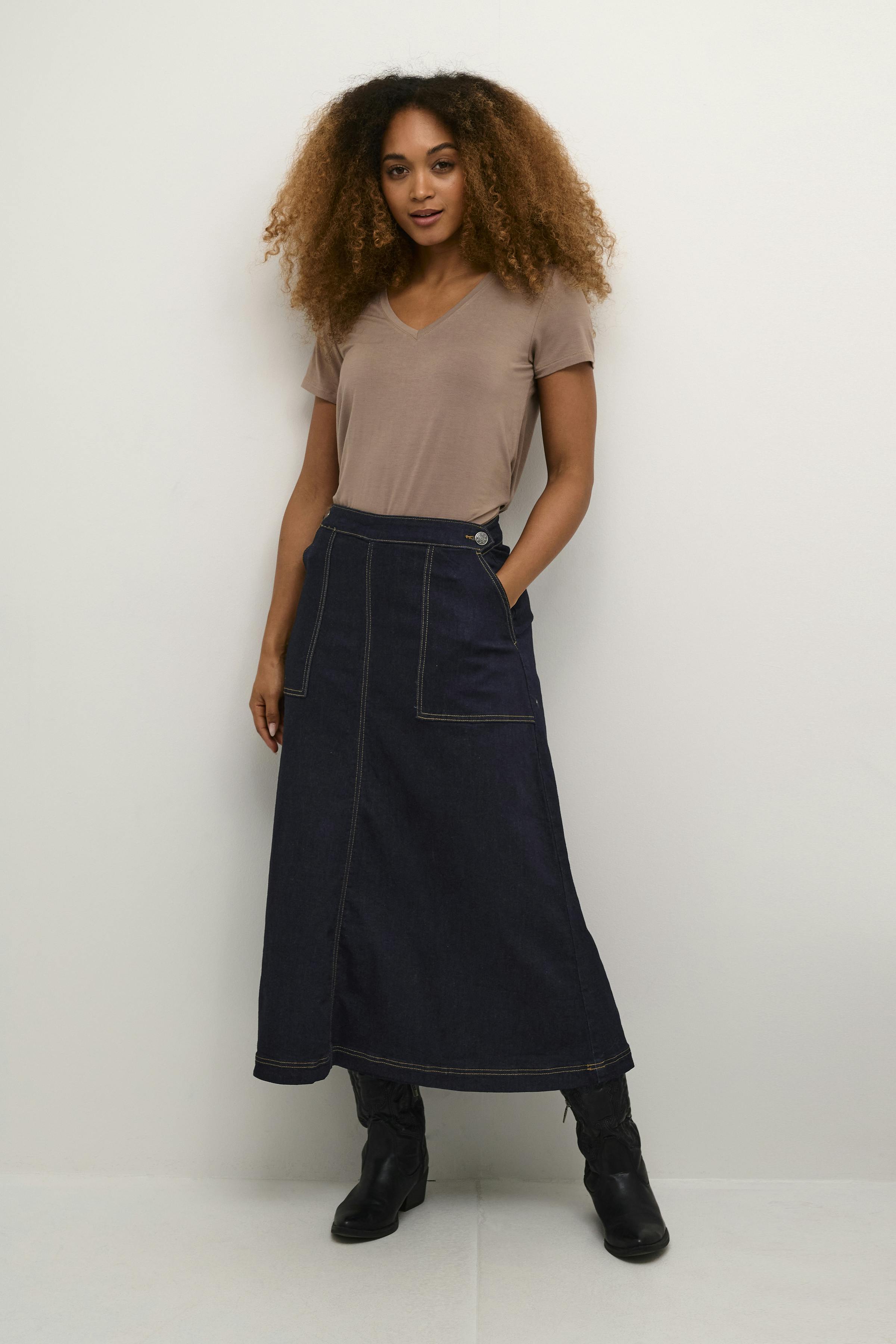 CUannalisa Denim Skirt LOOKBOOK FRONT 50111003-500119